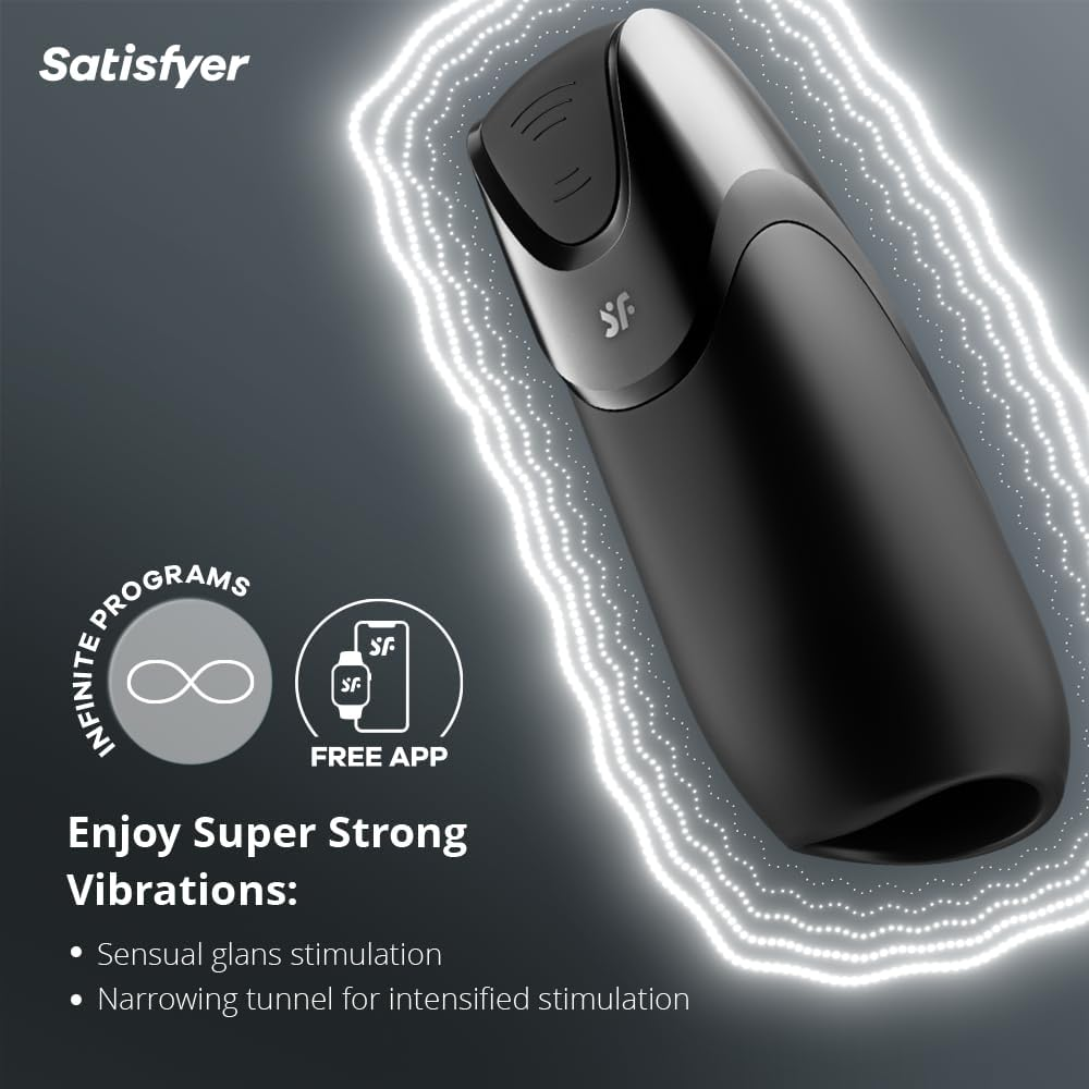 Satisfyer Men Vibration+ Black image number 6