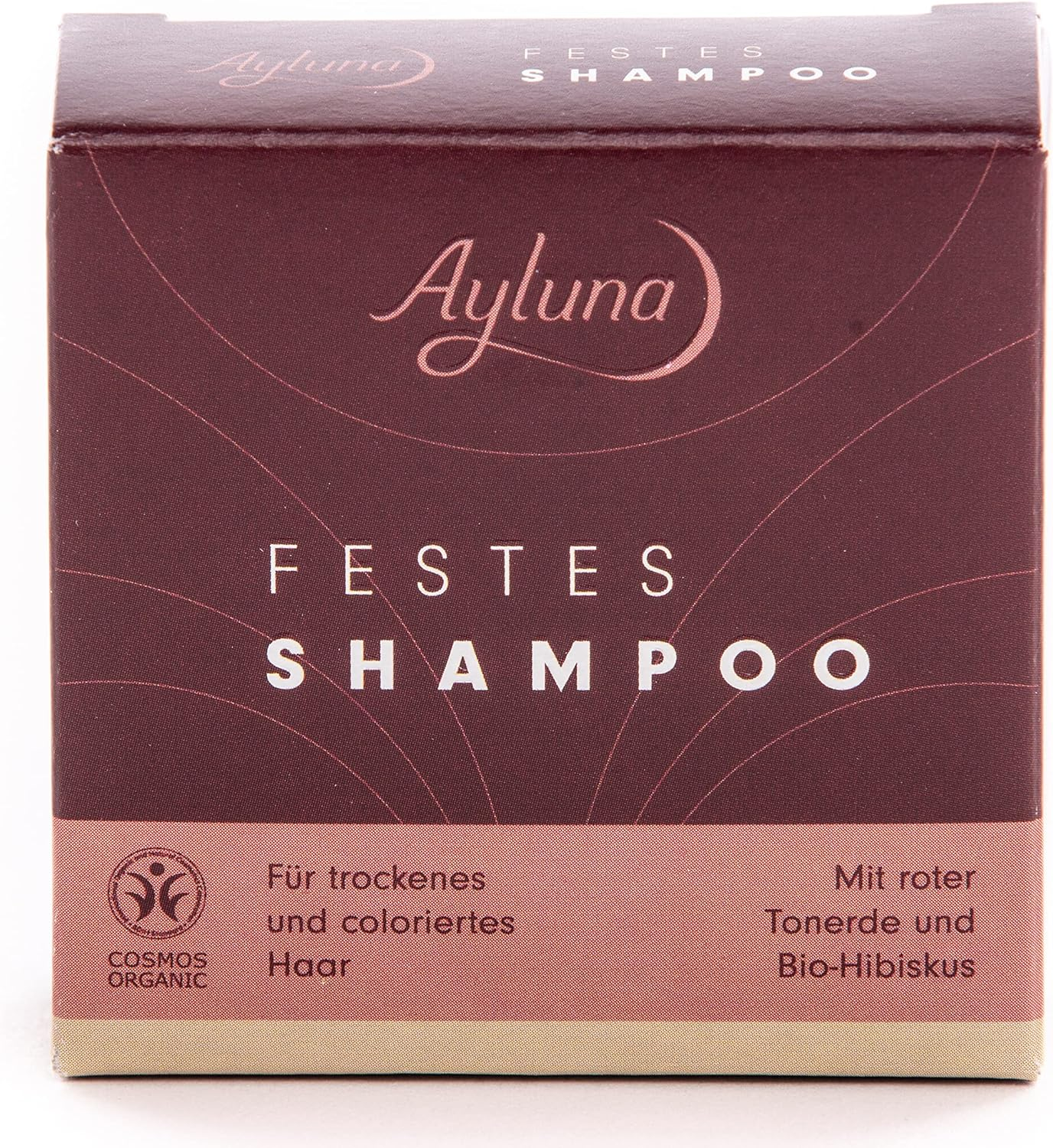 Ayluna Solid Shampoo Sensitive, Washes and Nourishes Easily and Ph Neutral like a Conventional Shampoo, Your Hair Is Gently Freed of Dirt and Washing It into a Soothing Ritual, 1 X 60 G