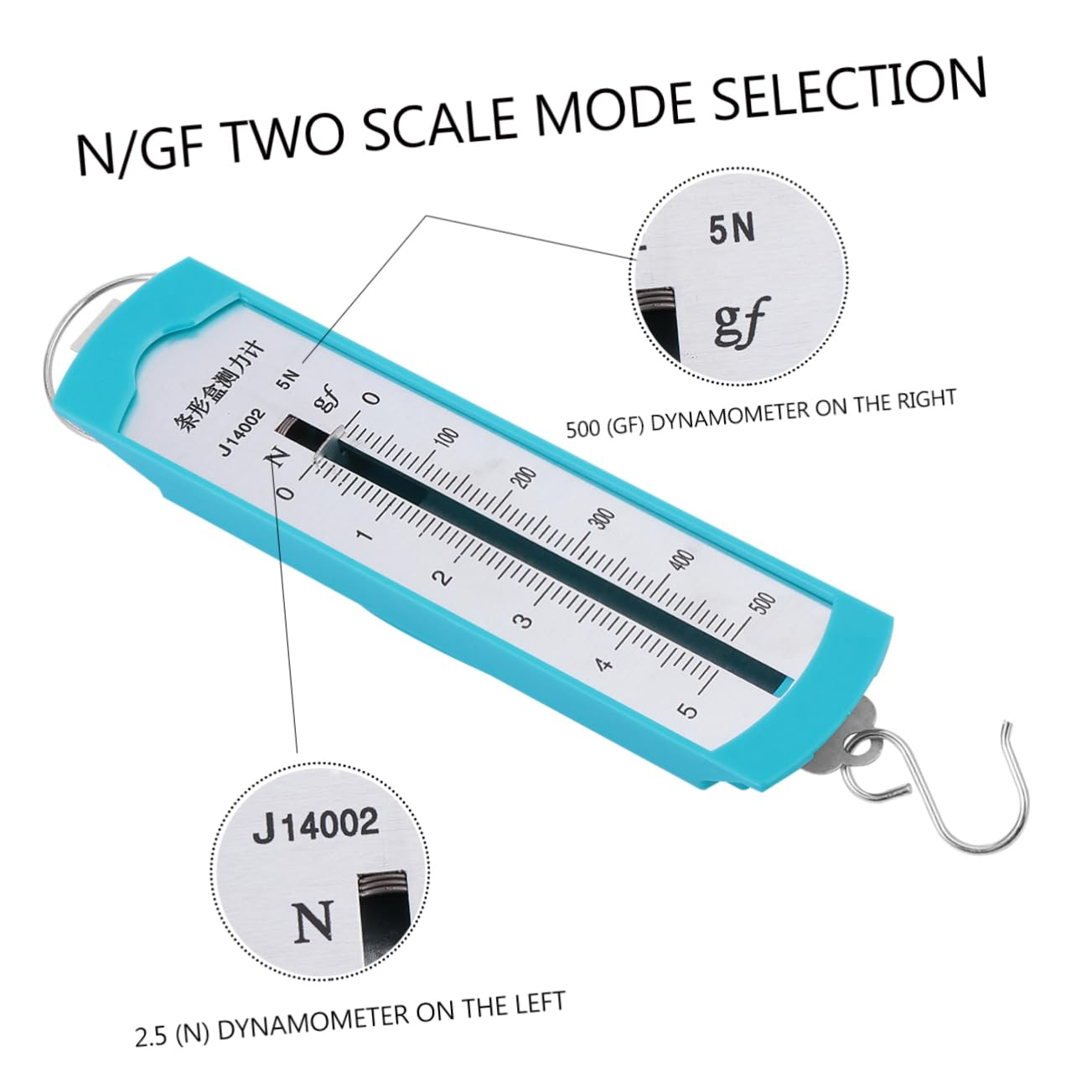 FELTECHELECTR Spring Dynamometer Kit 11Pcs Hook Codes Bar Plastic Materials Mechanics Experiment Tool for Boys and Girls image number 4