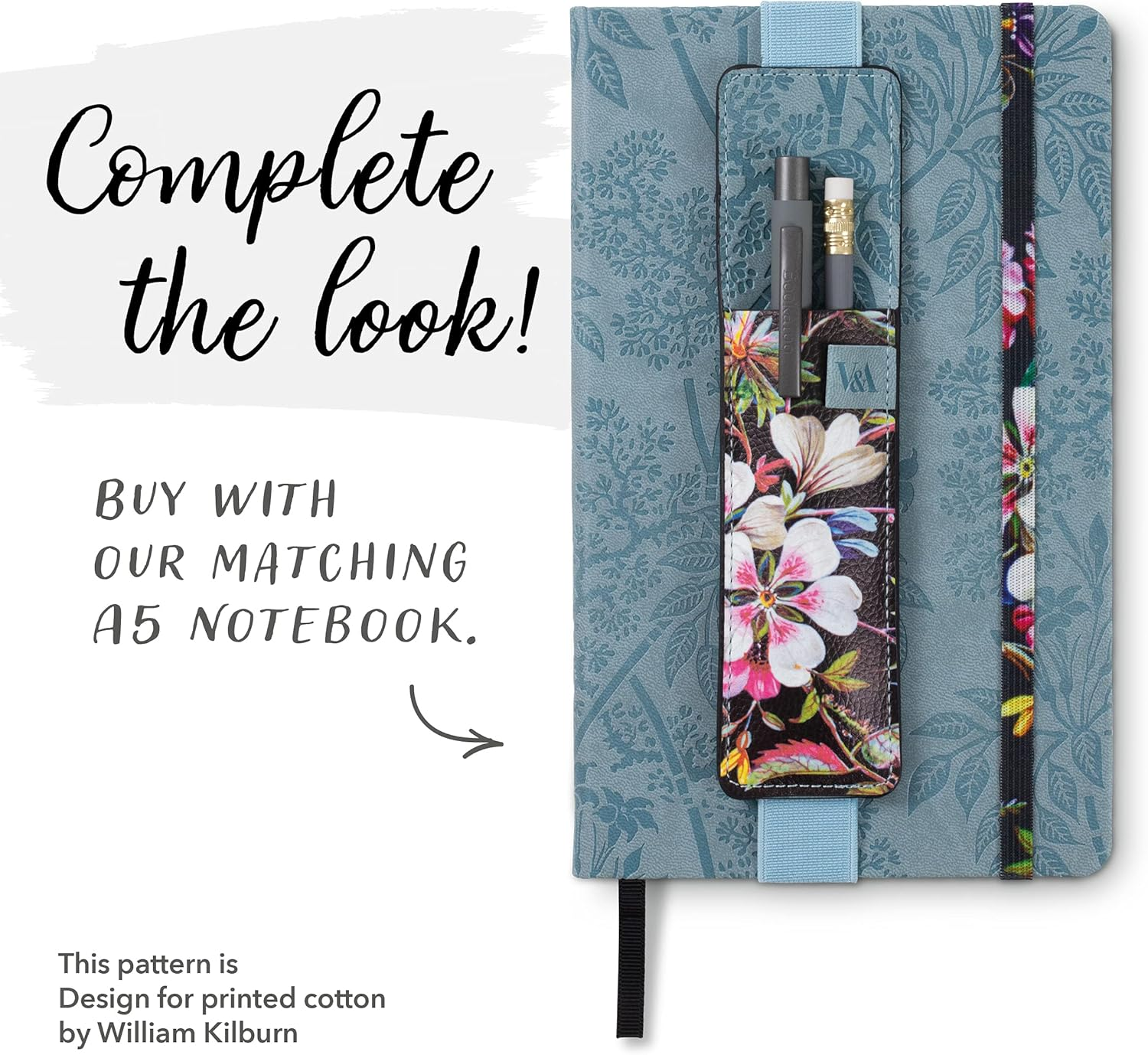 VA BOOKAROO PEN POUCH KILBURN BLACK FLOR image number 3