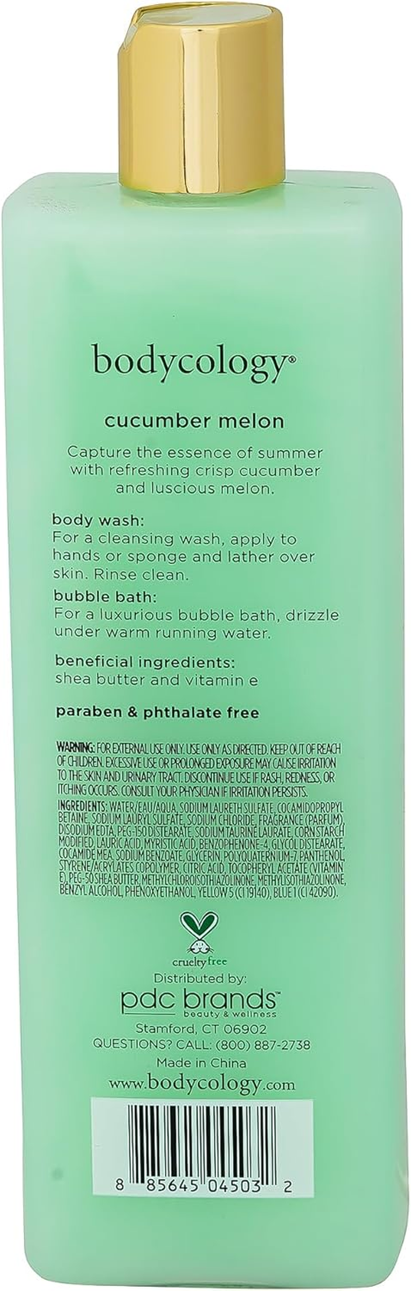 Bodycology Cucumber Melon for Women 16 Oz Body Wash image number 4