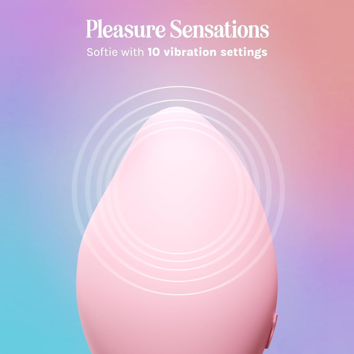 VUSH Plump Palm Vibrator &ndash; Mini Clitoral Stimulator & Personal Massager for Women, Soft Silicone Adult Toy, Waterproof Rechargeable Female Sex Toy, Travel-Size Vibrator for Sexual Wellness image number 5