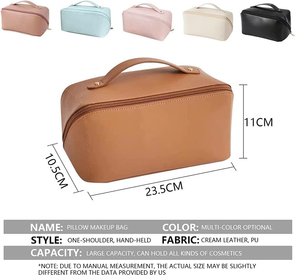 Clothing, Shoes & Accessories Luggage & Travel Gear Accessories Travel Accessories Toiletry Bags (Brown) image number 5