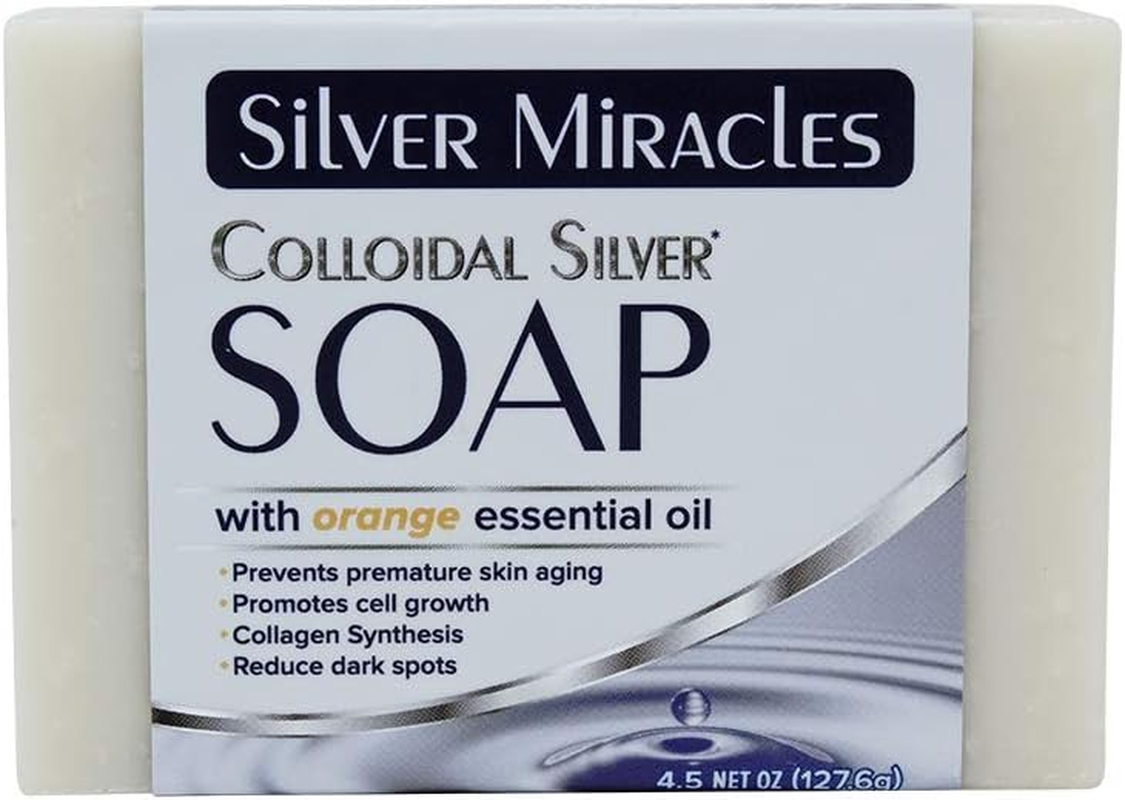 Sillver Miracles Colloidal Silver Soap with Lemon Grass Oil image number 2