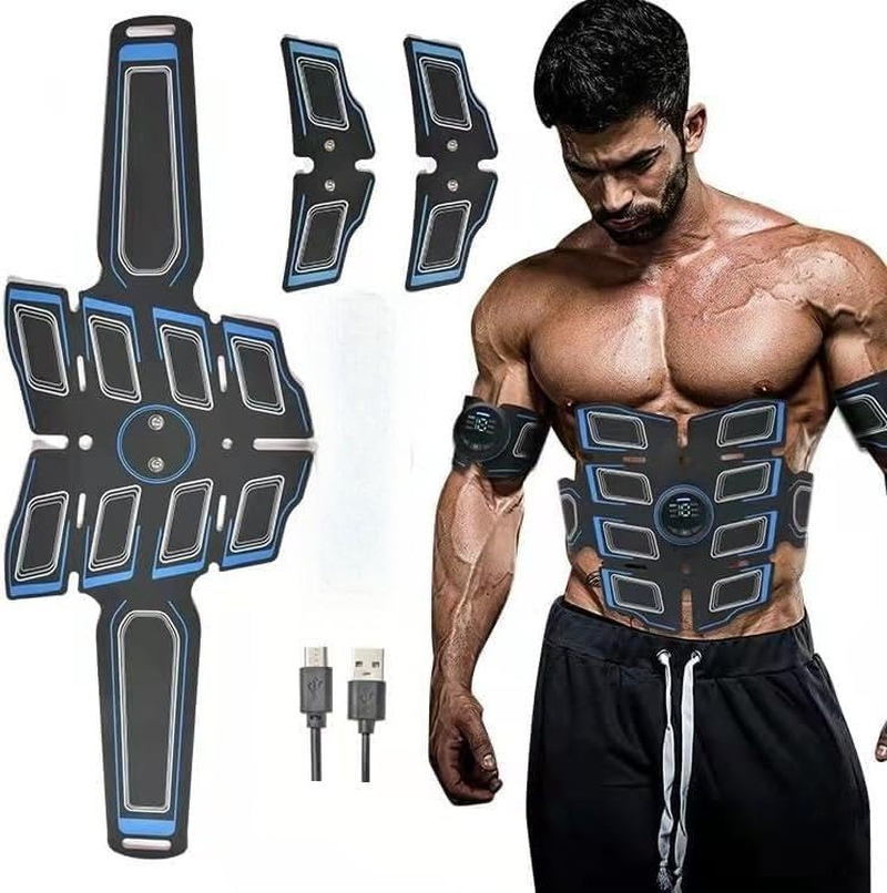 ABS Stimulator, Ab Machine, EMS Muscle Stimulator Abdominal Toning Belt Workout, Portable Ab Stimulator Home Office Fitness Equipment for Abdomen, Ab Sport Exercise Belt for Men and Women image number 6