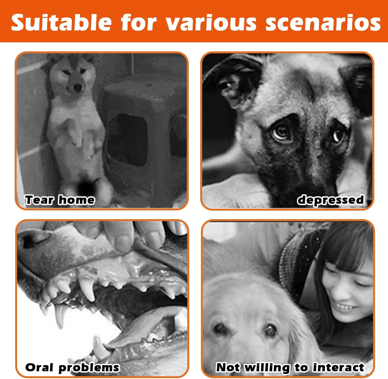 Vegena Squeaky Ball for Dogs, Pack of 6 Dog Balls, Indestructible, 8 Cm Dog Toy Ball, Durable Squeaky Dog Balls, Soft Latex Bouncy Fetch Balls for Large, Medium, Small Dogs image number 3