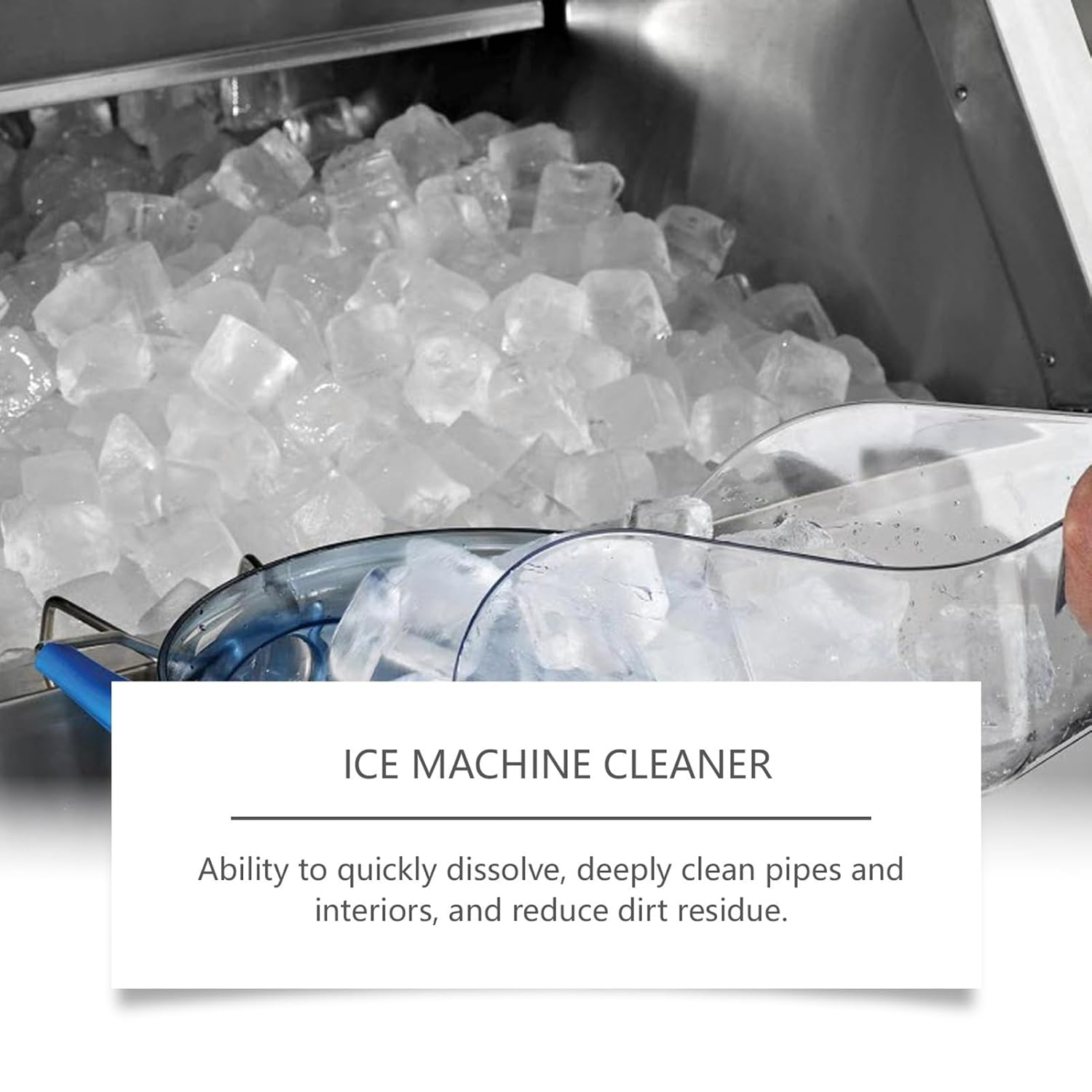 Ice Machine Cleaner | Water Bottle Cleaning Tablets | Powerful Cleaning Tool Multifunctional Kitchen Gadgets for Freezer Refrigerator Restaurants Daily Maintenance Countertops image number 4