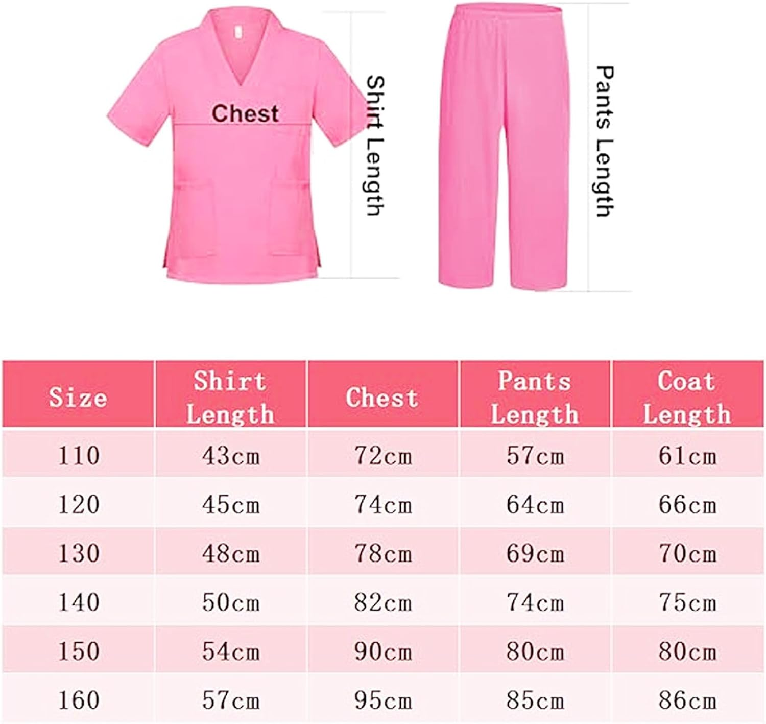Doctor Costume for Kids Lab Coat Doctor Nurse Fancy Dress Costume Set Scrubs with Accessories Halloween Costume for Girls
