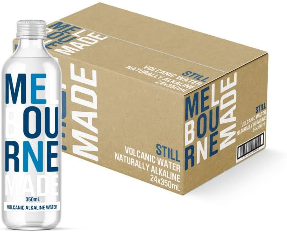 MELBOURNE MADE STILL VOLCANIC ALKALINE WATER​ 350ML GLASS X 24