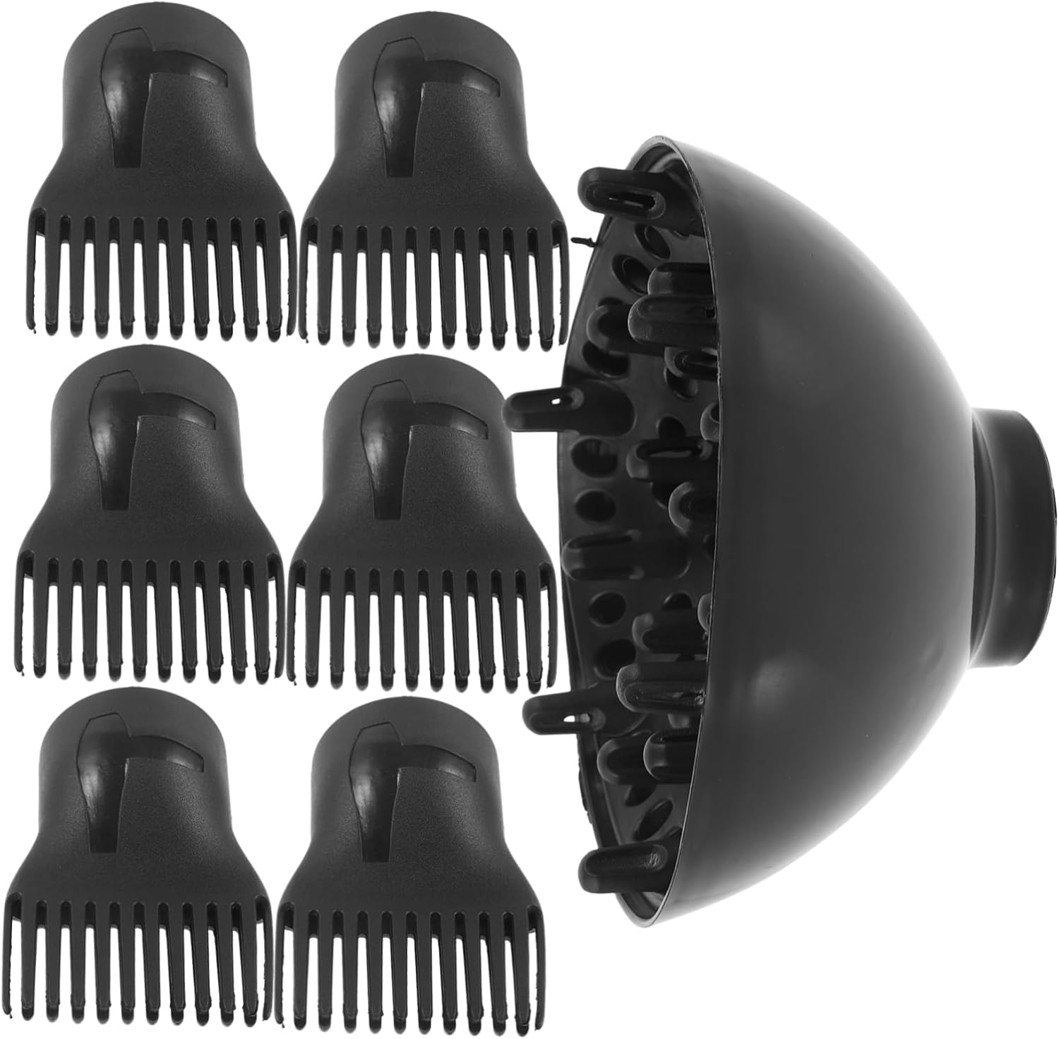 NULYLU 1 Set Comb-Shaped Air Nozzle Hair Dryer Attachments Hairdryer Diffuser Attachment Blow Dryer Nozzle Diffuser Attachment for Hair Dryer Hair Dryer Accessories Diffuser Nozzle image number 2