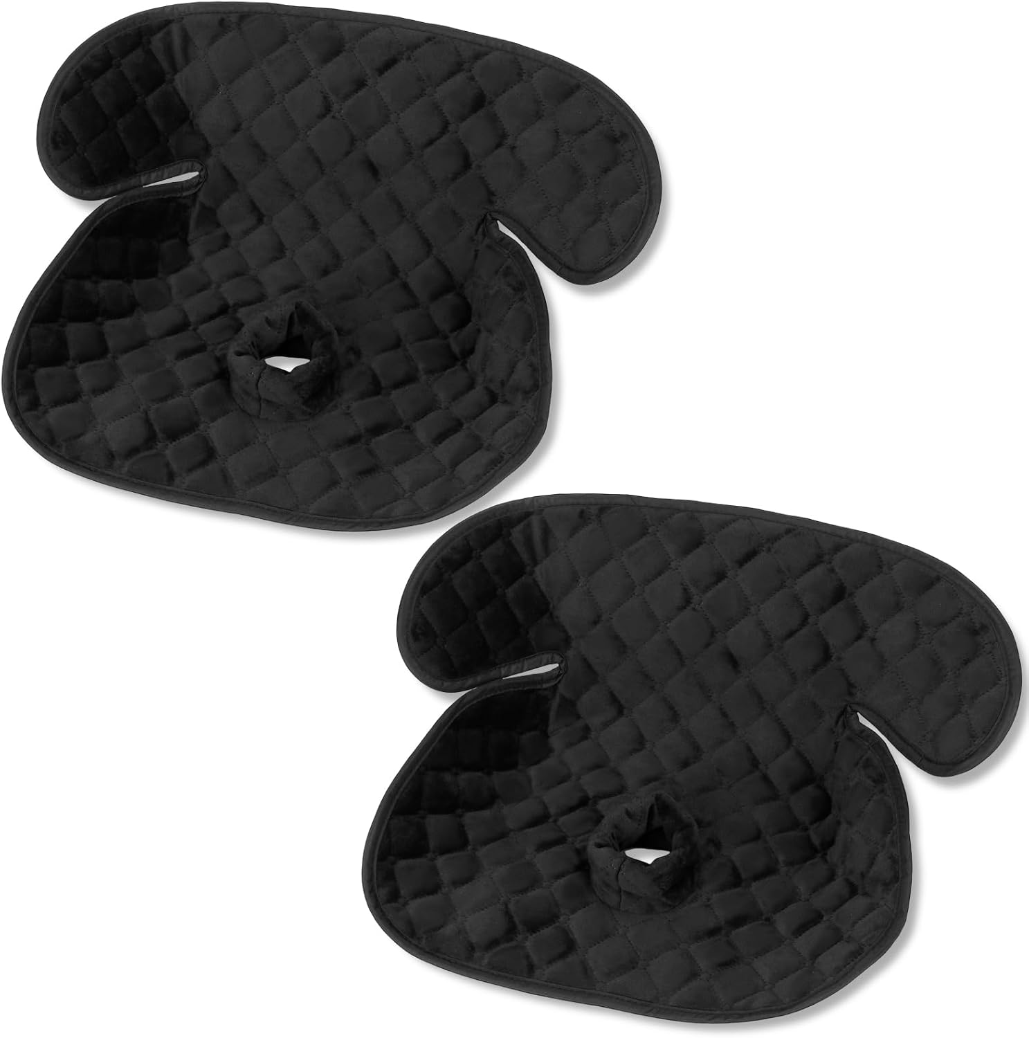 Piddle Pad Car Seat Protector, Bicyclestore Waterproof Liner Potty Training Pads Machine Washable Toddlers Car Seat Baby Infants Saver Cover Mat for Child Stroller, Dinner Chair (Black 2 Pack)