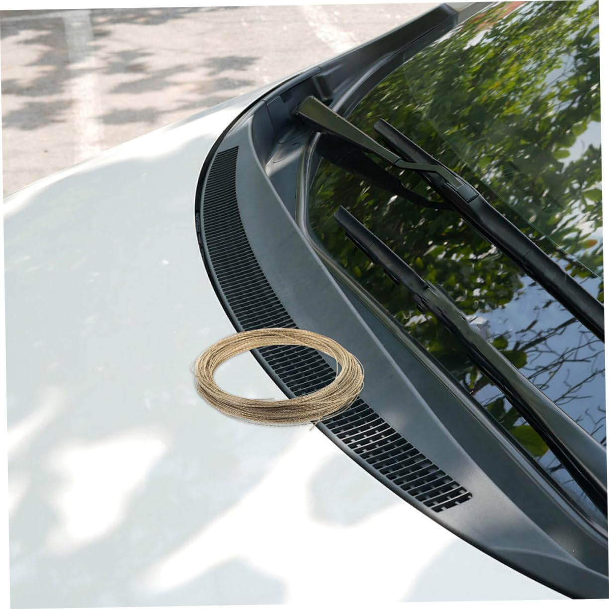 JUMPLAWN 2Pcs Windshield Removal Tool Steel Wire Rope for Car Auto Replacement Windshield Installation Equipment for Technicians and Enthusiasts image number 2