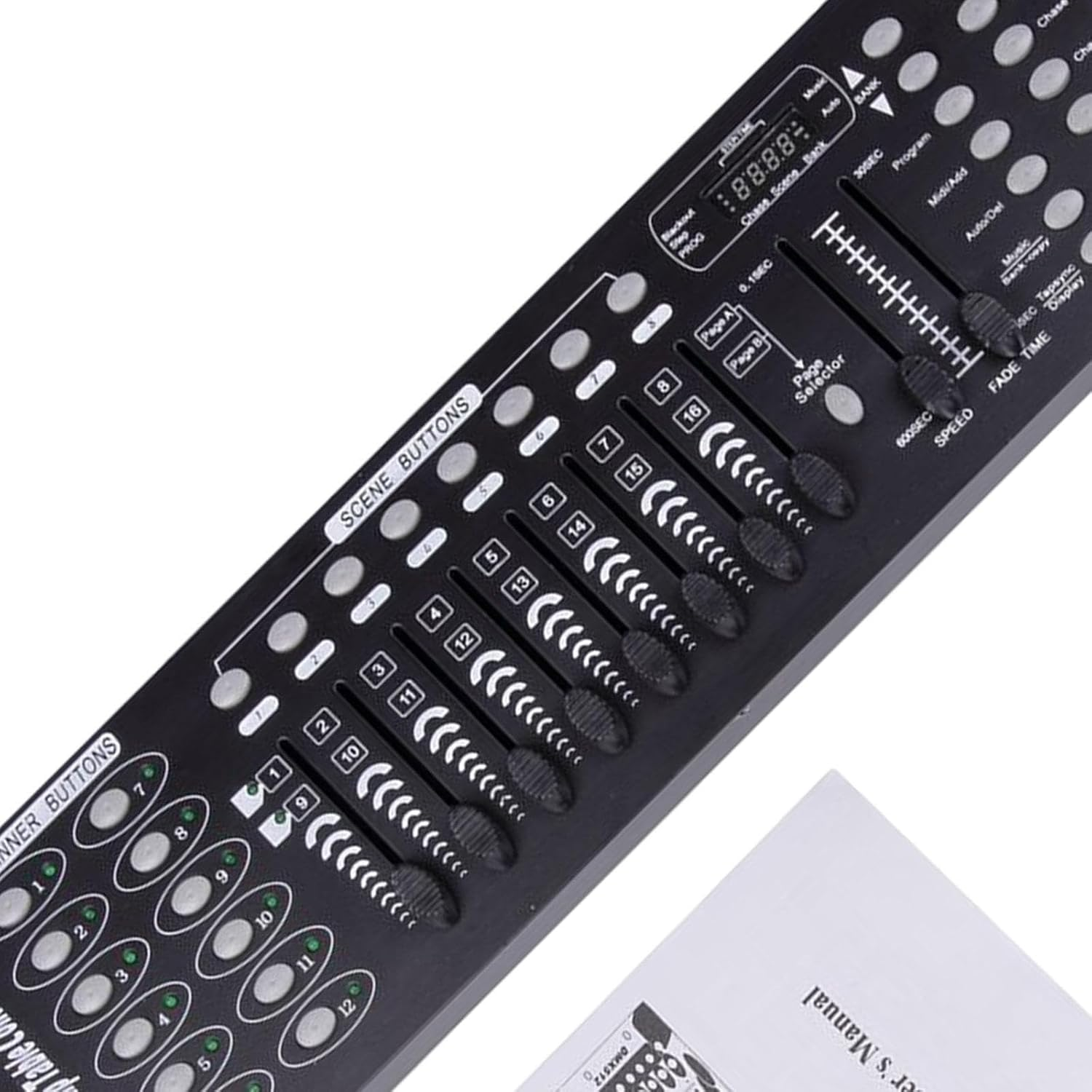 Kowaku Lighting Mixer Board Console Operator Console Controller Dmx 192 Dmx 512 DJ Light Controller for Djs Bars Moving Head Light