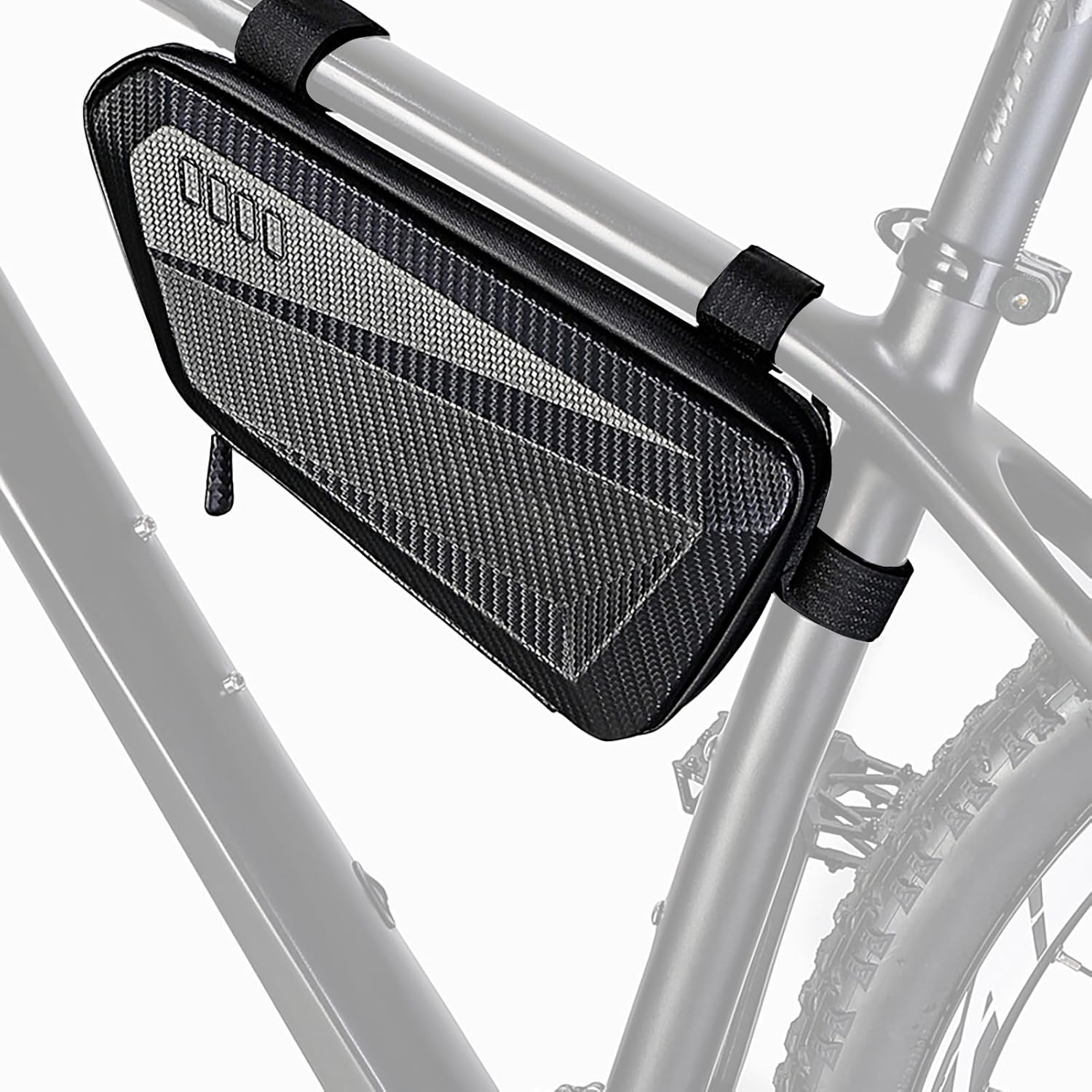 RAPIDSKY Bicycle Hard Shell Triangle Upper Tube Motorcycle Tail Saddle Bag Bike Waterproof Frame EVA Hard Shell Side Hanging Seat Tube Accessories Storage