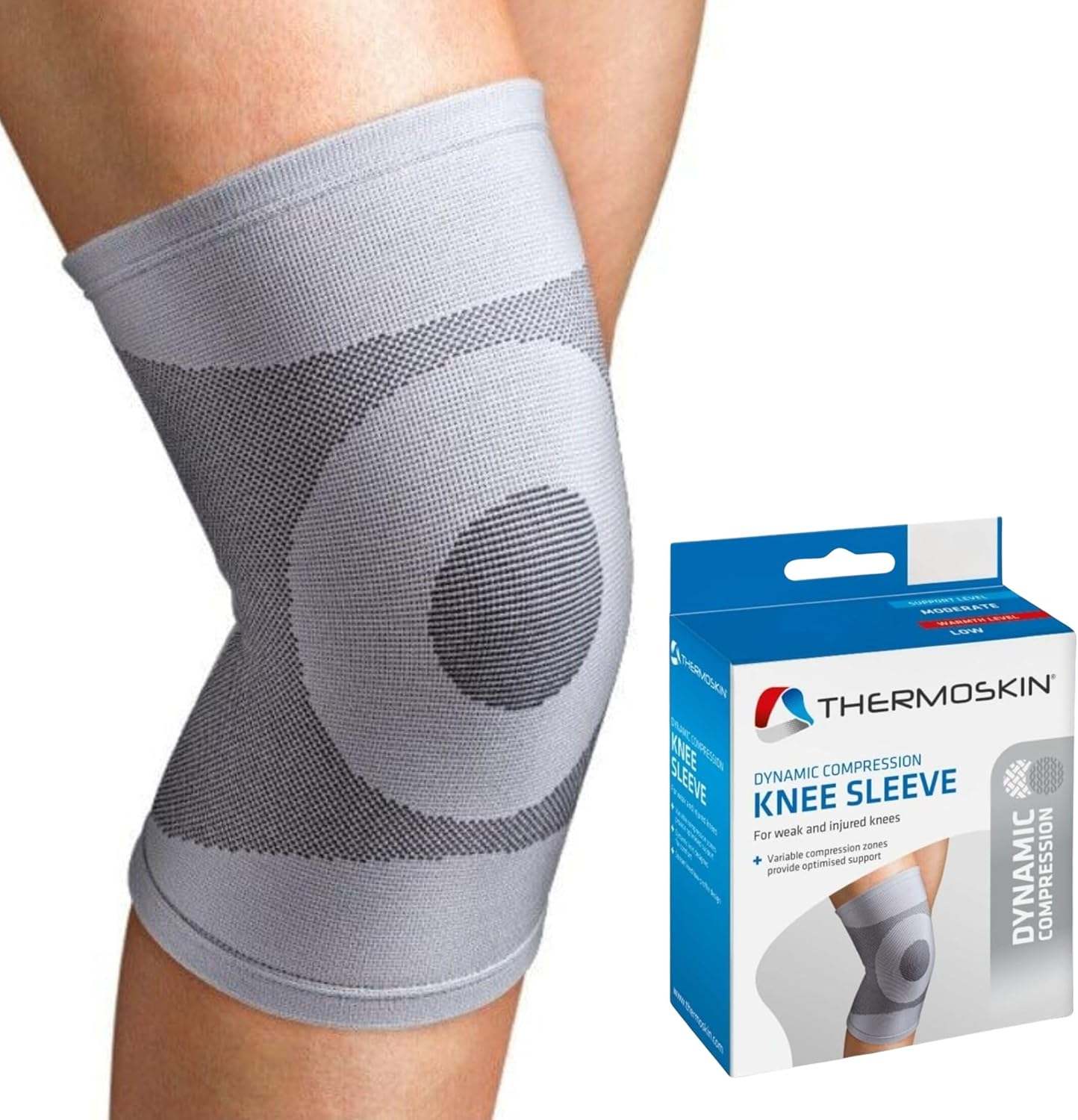 Thermoskin Dynamic Compression Knee Sleeve S/M image number 5