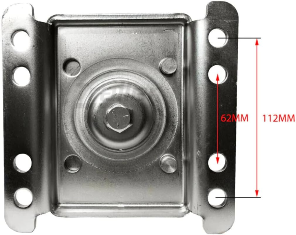 Extra Heavy Duty Swivel Bracket Removable Bolt on Jockey Wheel Stand Trailer image number 4