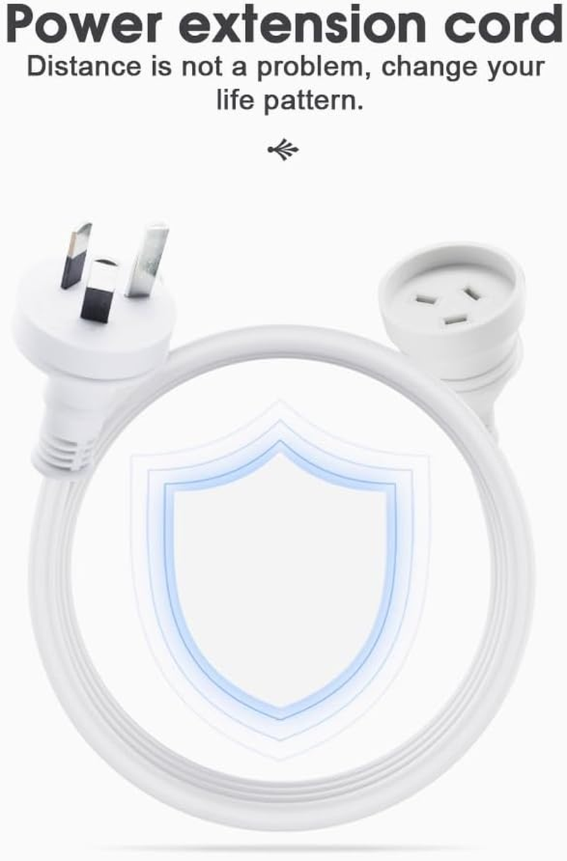 10 Meter Extension Cord, Heavy Duty Power Extension Cable, Durable Flexible Extension Cable Wire Perfect for Home Office Garage Workshop Lawn Mower, SAA AU Approved (10 Meter)