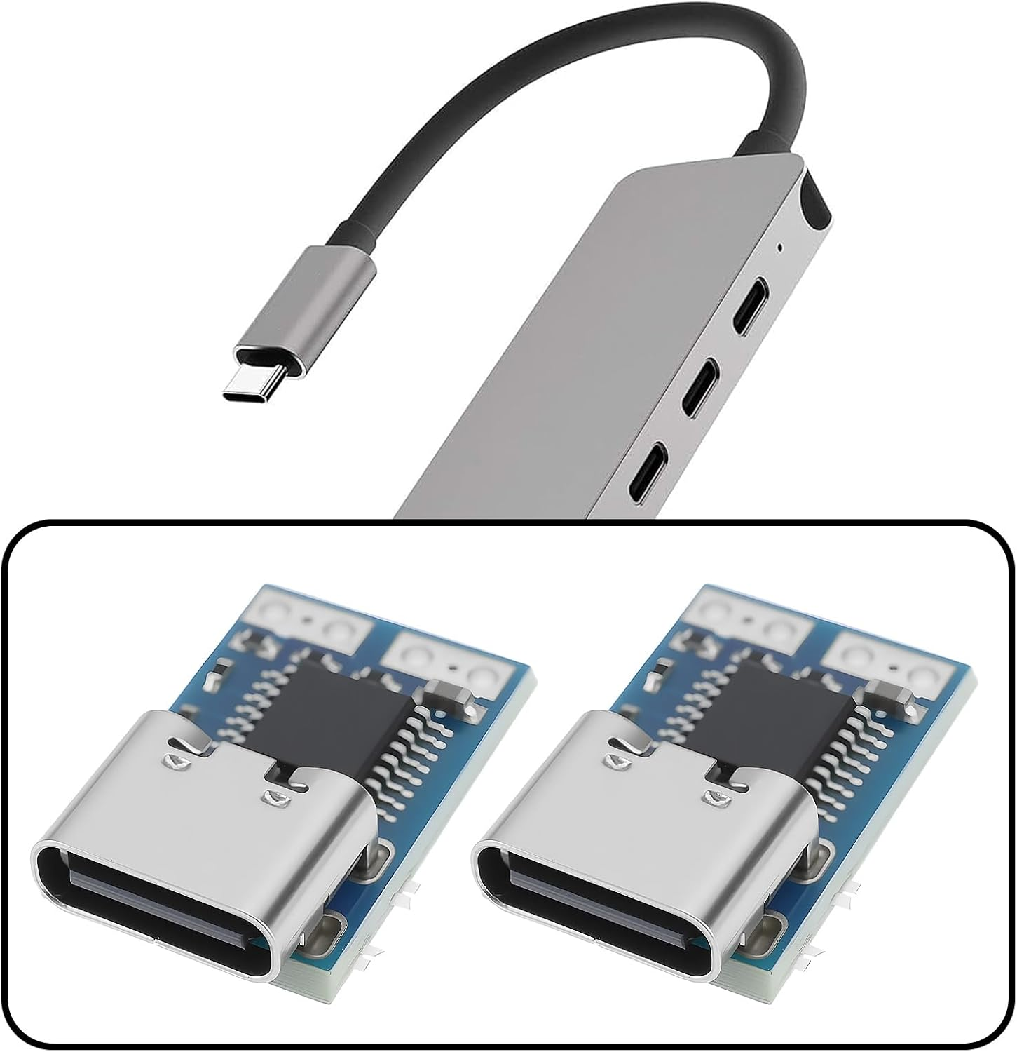 Emsea 4PCS PDC004 USB-PD USB C IP2721 to DC 20V Max 5A Compatible with Power Electronic Projects Using a USB-C Power Input image number 1