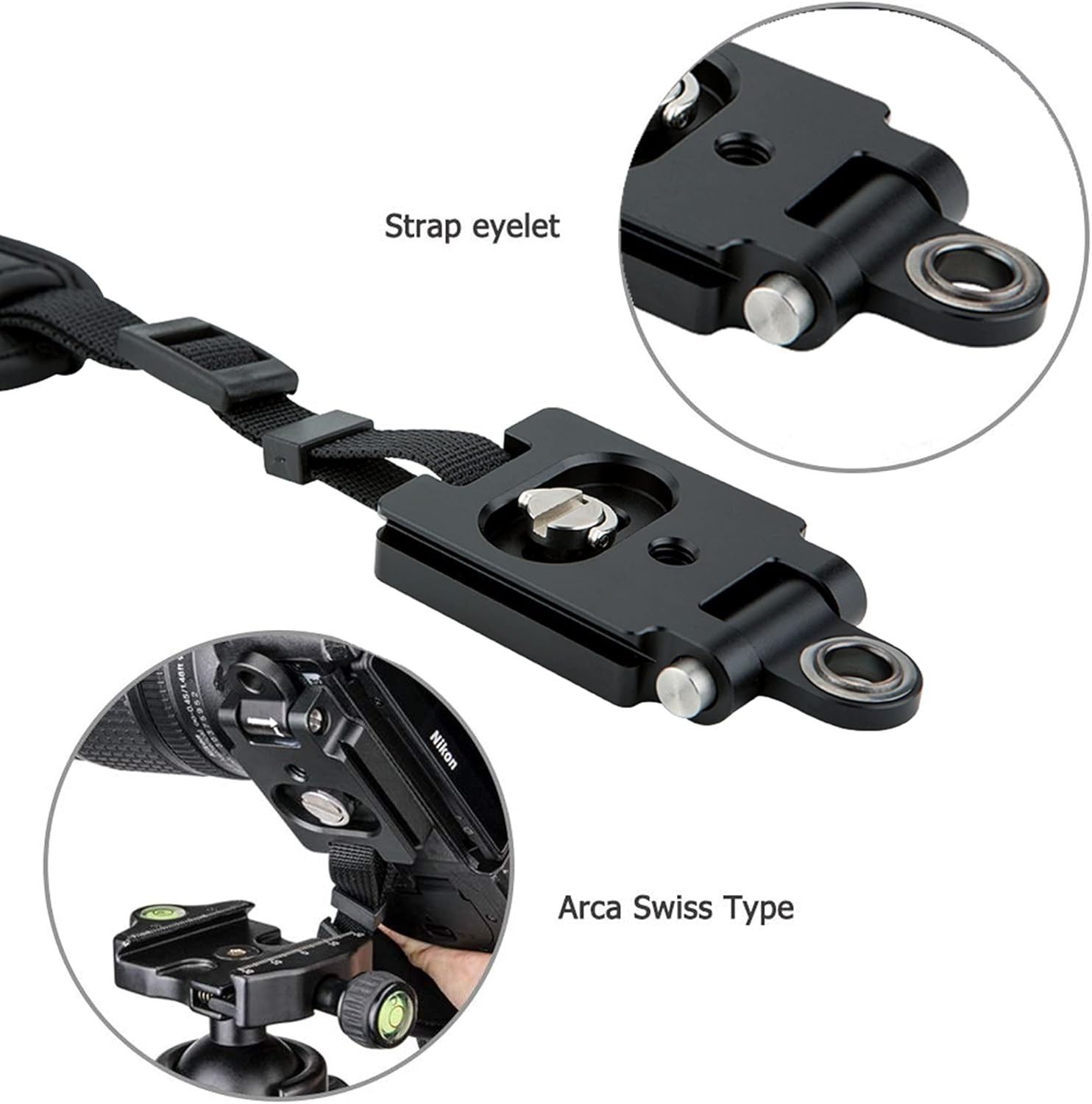 JJC L Size Mirrorless DSLP Camera Hand Strap Grip for Canon EOS R8 R10 R7 5D Mark IV III 7D 6D R5 Mark II 4000D 2000D 90D 80D Rebel T8I T7 T7I ZR Z50II Z5II Z F Z 30 D850 D780 D7500 D5600 P1100 P1000 image number 3