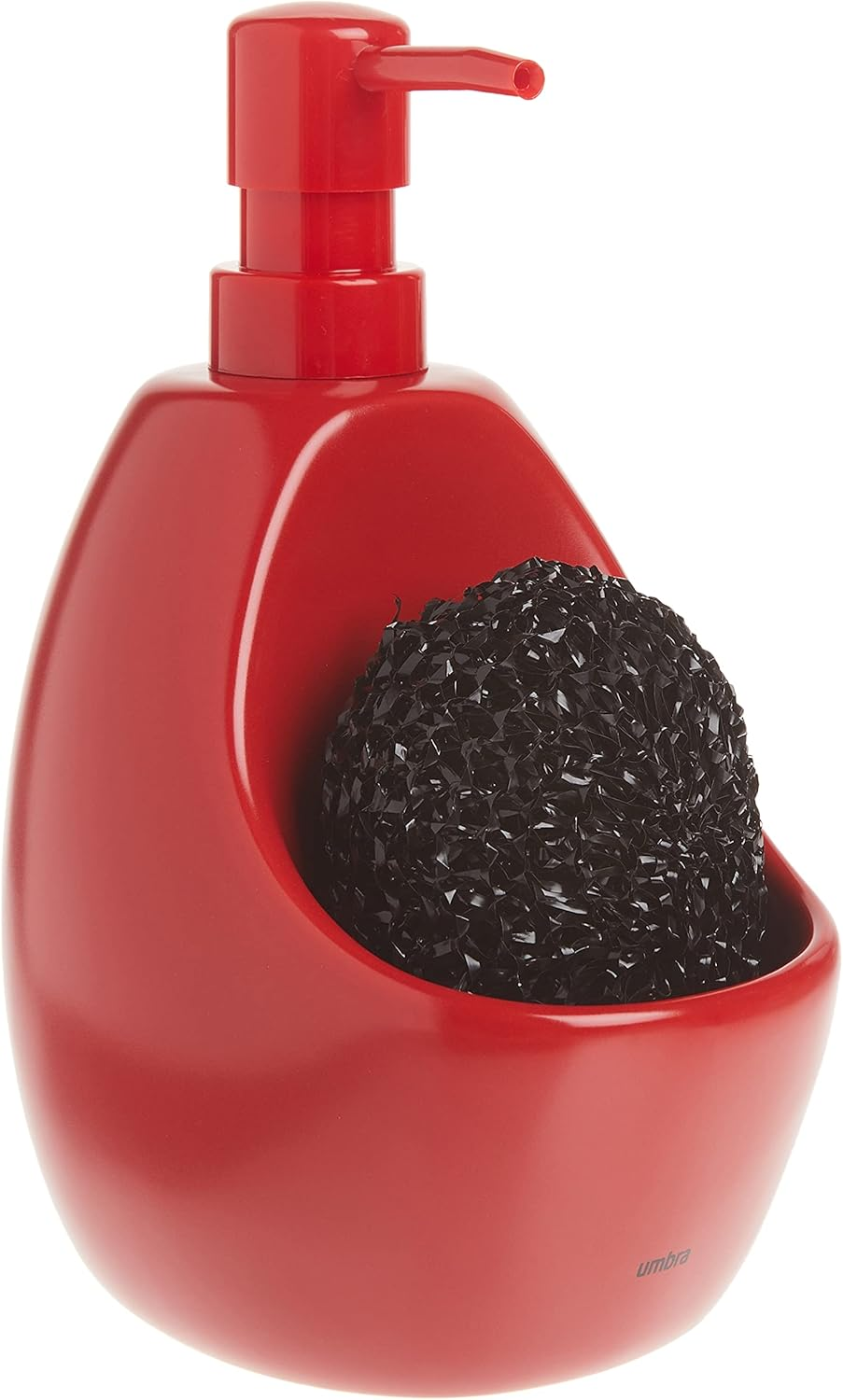 Umbra Joey Kitchen Soap Pump with Scrubby Holder, Black, 24 Pieces