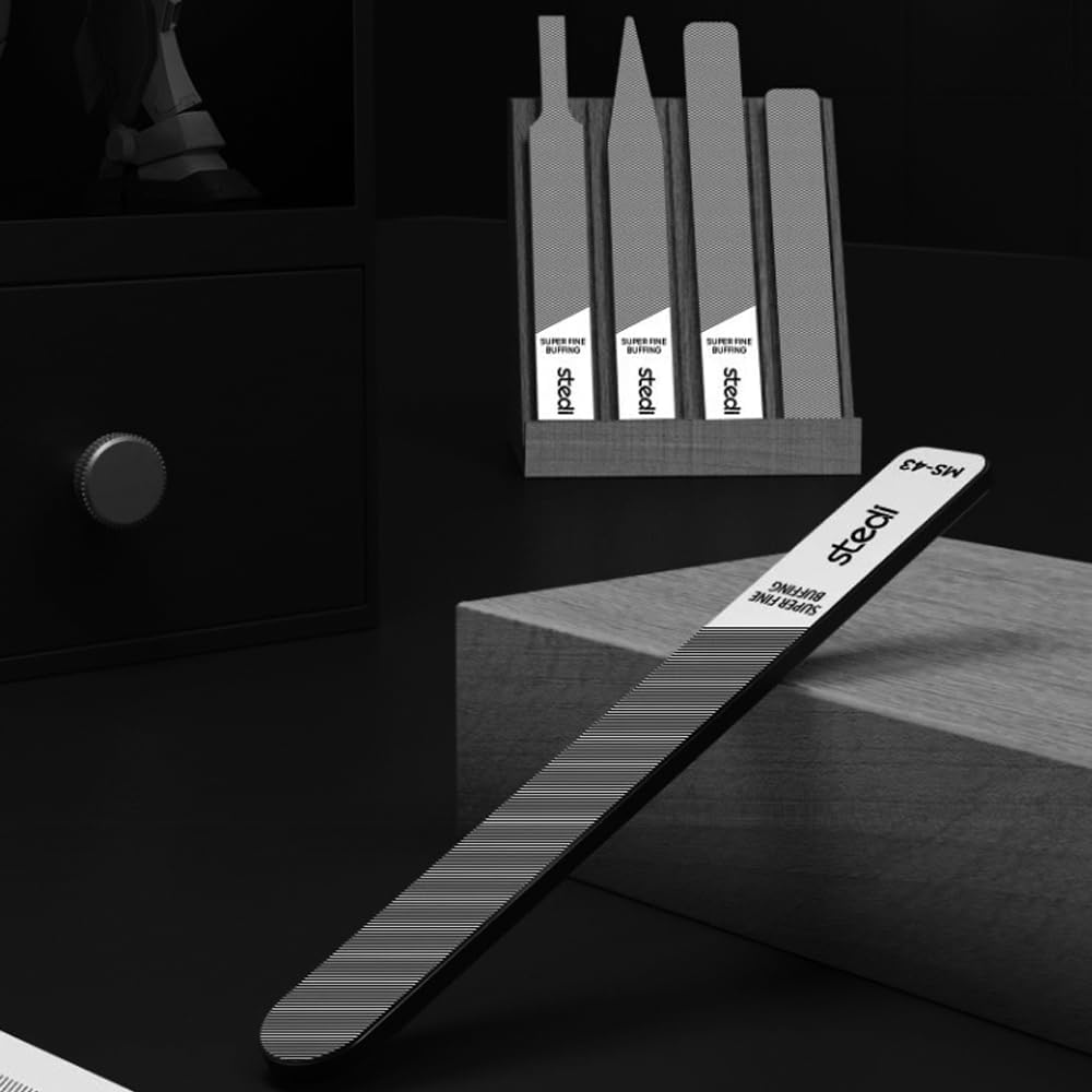 Stedi Hobby Model Polishing Tools 4 PCS, Ultimate Precision Files #10000 Grit Glass Mirror Grinding Tools for Plastic Gundam Models, Wood, Resin-Base Parts. image number 3