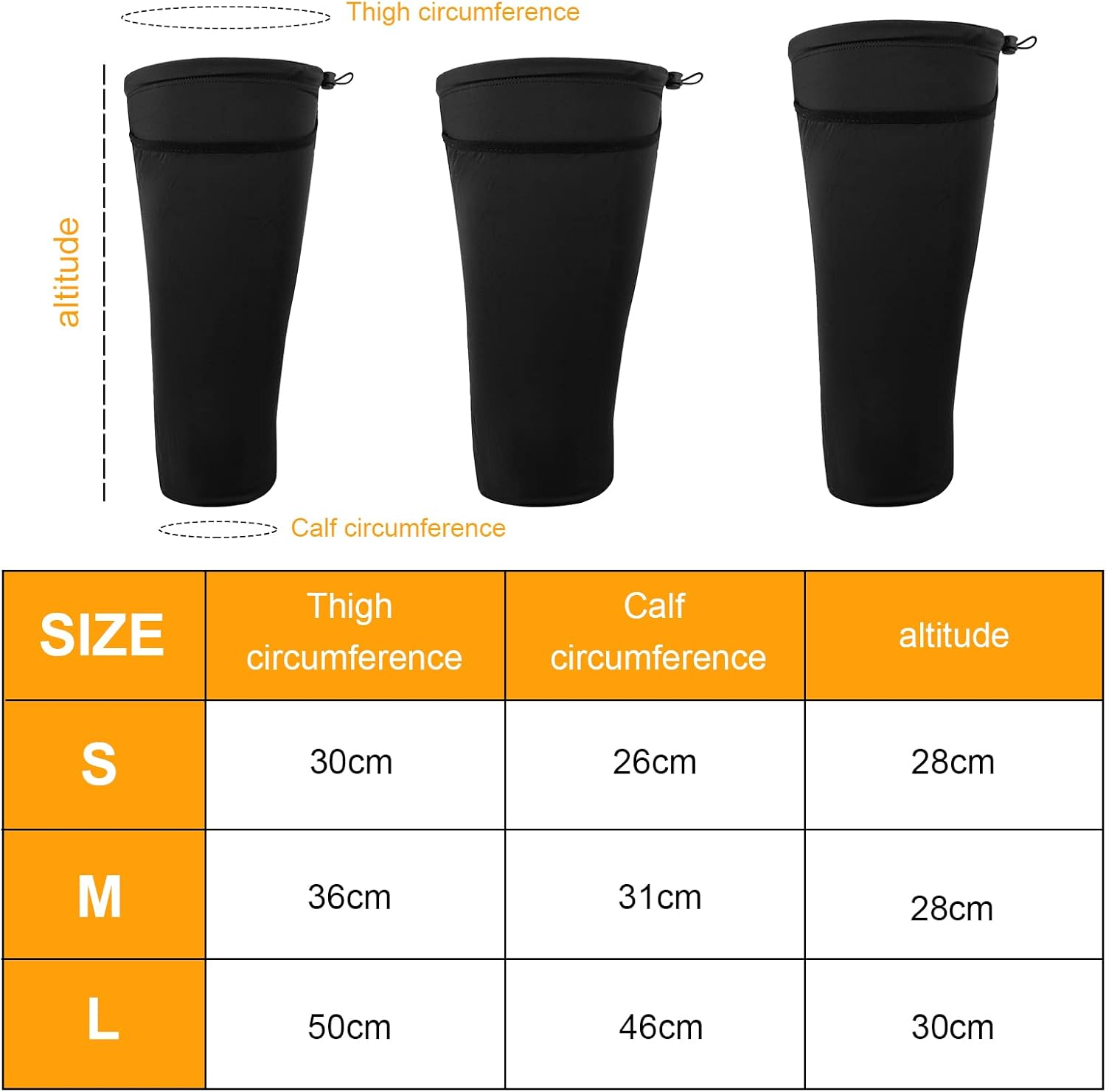 Catheter Leg Bag Holder - Fabric Foley Leg Bag Sleeve for Urinary Drainage, Catheter Sleeve Holder for Men & Women, Wheelchair & Incontinence Supplies (M)