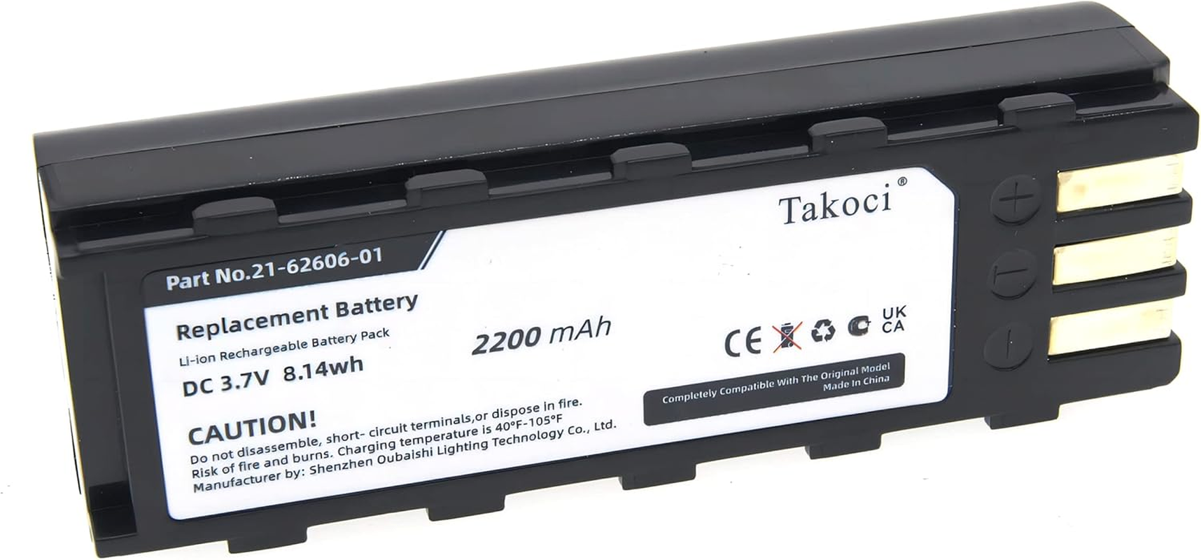 Replacement Battery for Zebra Symbol DS3478 DS3578 DSS3478 LS3478 LS3578 MT2000 XS3478 PN BTRY-LS34IAB00-00 21-62606-01 3.7V/2200Mah image number 2
