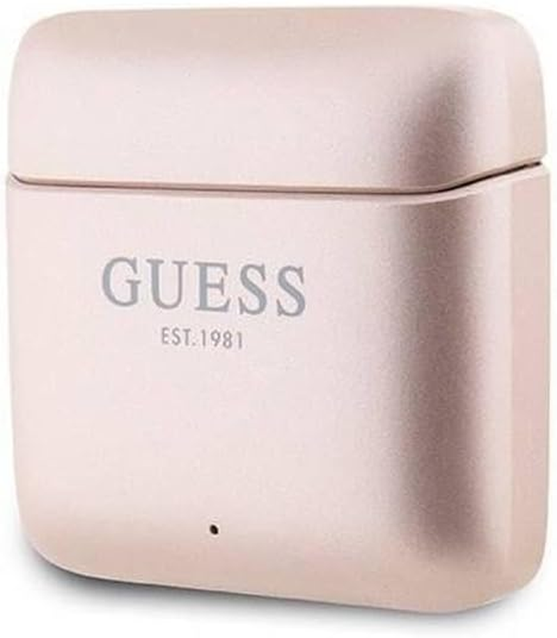 CG MOBILE Guess True Wireless Bluetooth Earbuds - Satin Finish with Printed Logo - Pink image number 1