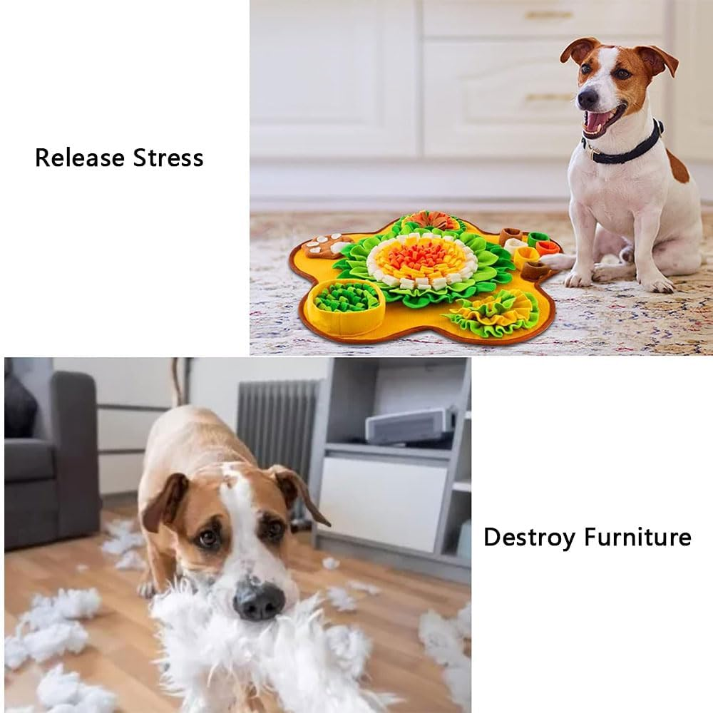 Interactive Snuffle Mat for Dogs &ndash; Dog Treat Mat for Training, Mental Stimulation & Stress Relief &ndash; Foraging Mat for Small, Medium & Large Dogs, Machine Washable Indoor/Outdoor Use image number 3