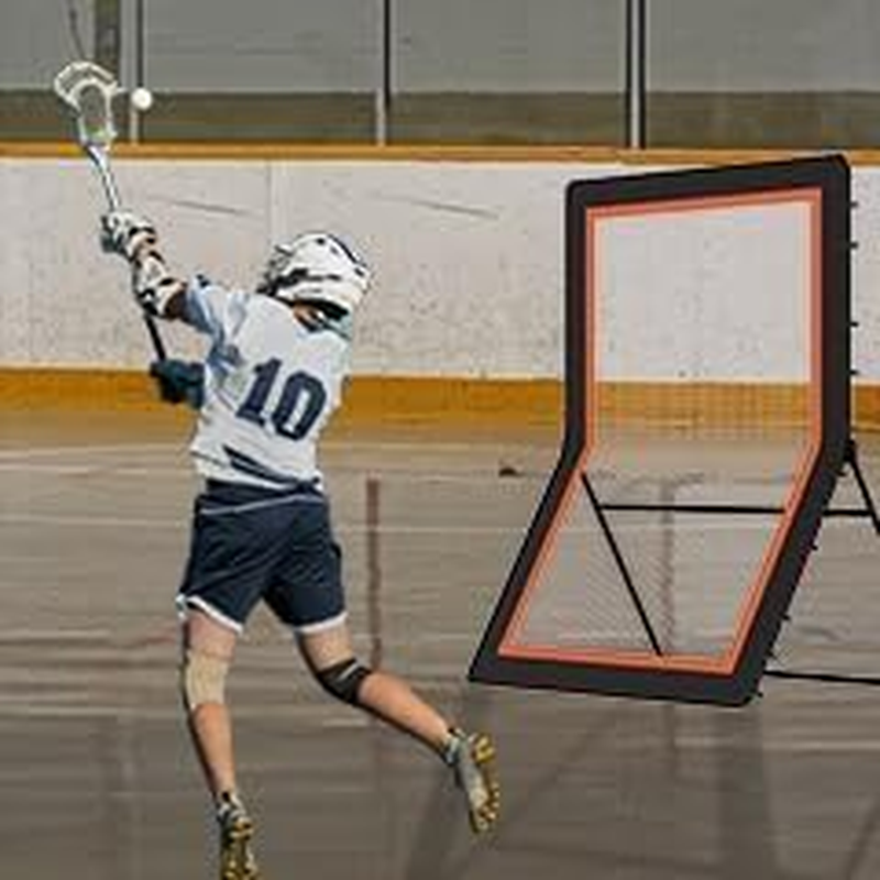 Lacrosse Rebounder 2.3&times;1.65M, Throwback Net with 5 Bounce Back Rebound Angles, Pitch Back Return Net, Rebound Wall for Lacrosse, Baseball, Softball, Soccer, Football, Basketball, Volleyball, Tennis image number 2