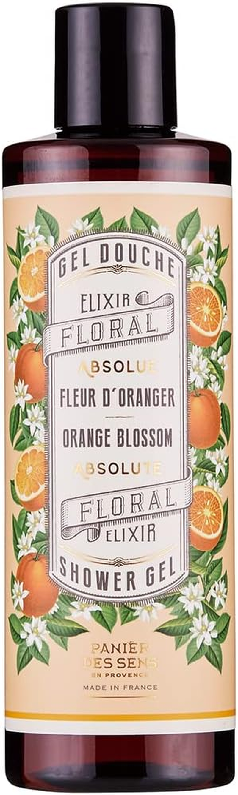 Panierdessens Absolute Orange Blossom Shower Gel, 8.5 Fl Oz (250 Ml), Full Body Soap, France image number 2