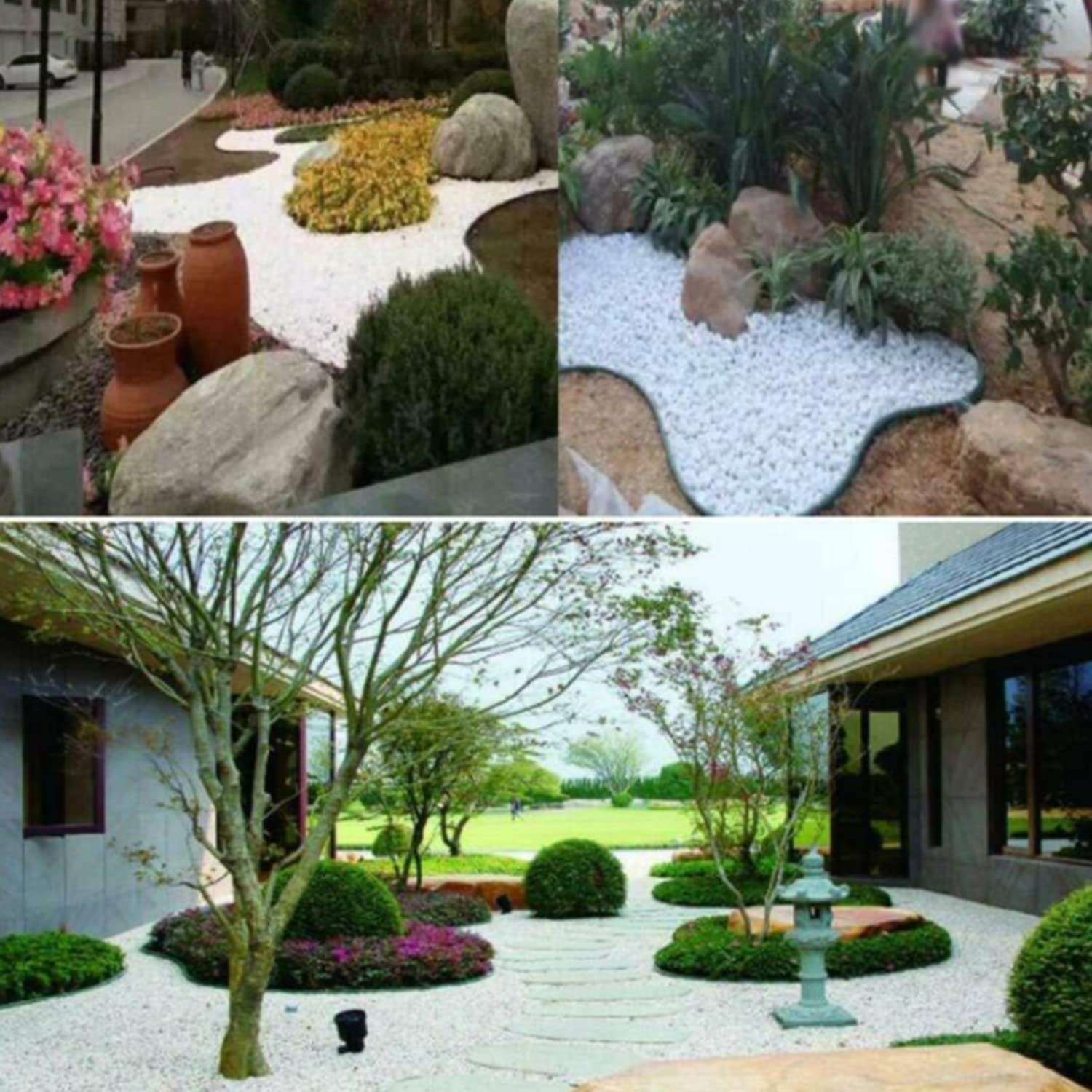 33FT Grass Weed Barrier Landscape Edging Flexible Border Roll Lawn Landscape Garden Edging for Backyard Driveway Path Sidewalk Garden Edging Border 12Cmx10M image number 2