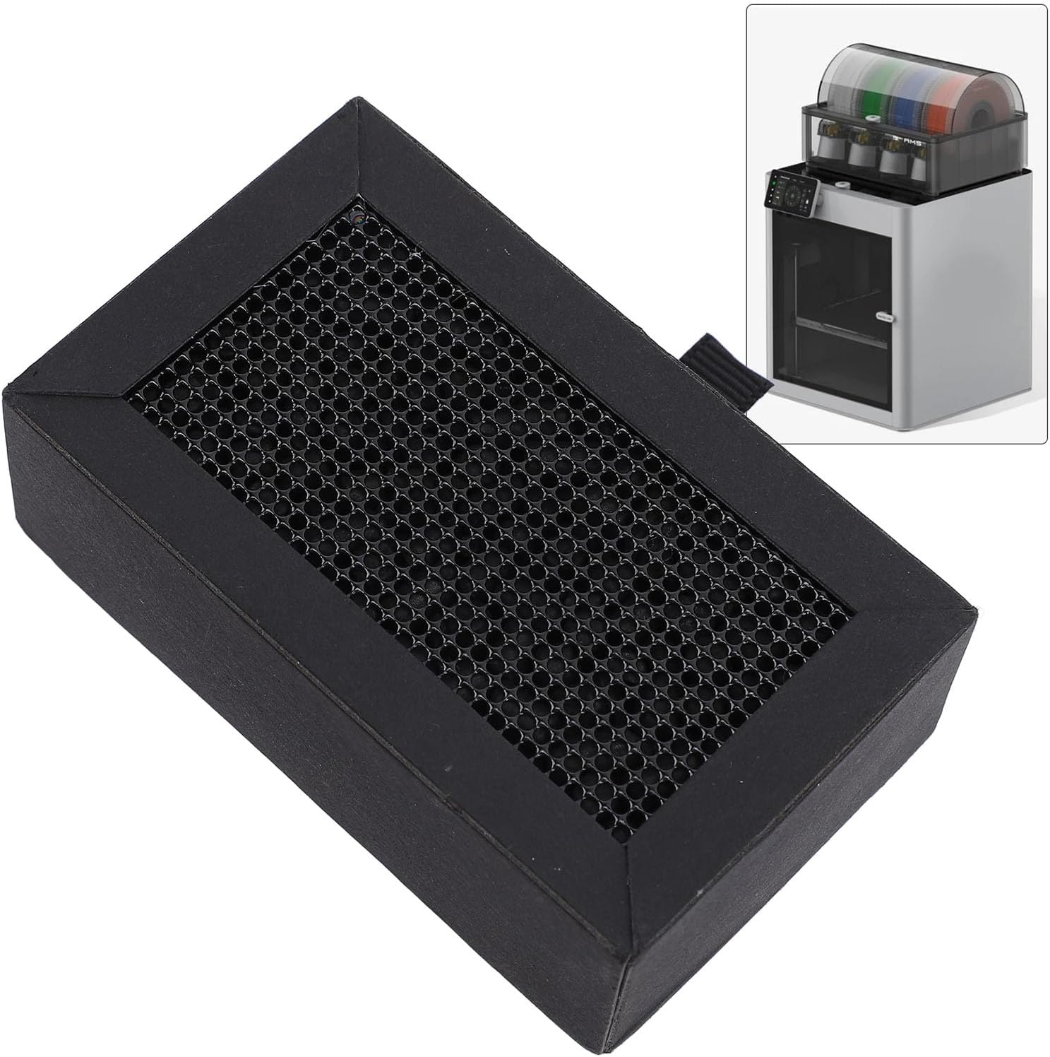 5Pcs Activated Carbon Air Filters for Bambu Lab 3D Printers, Accessories for Bambu P1P P1S X1 X1C, P1 X1 3D Printer Parts image number 4