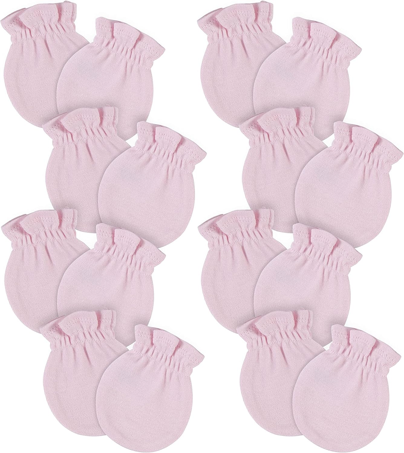 Gerber Baby Girls' 8-Pack and 12-Pack No Scratch Mittens, Navy