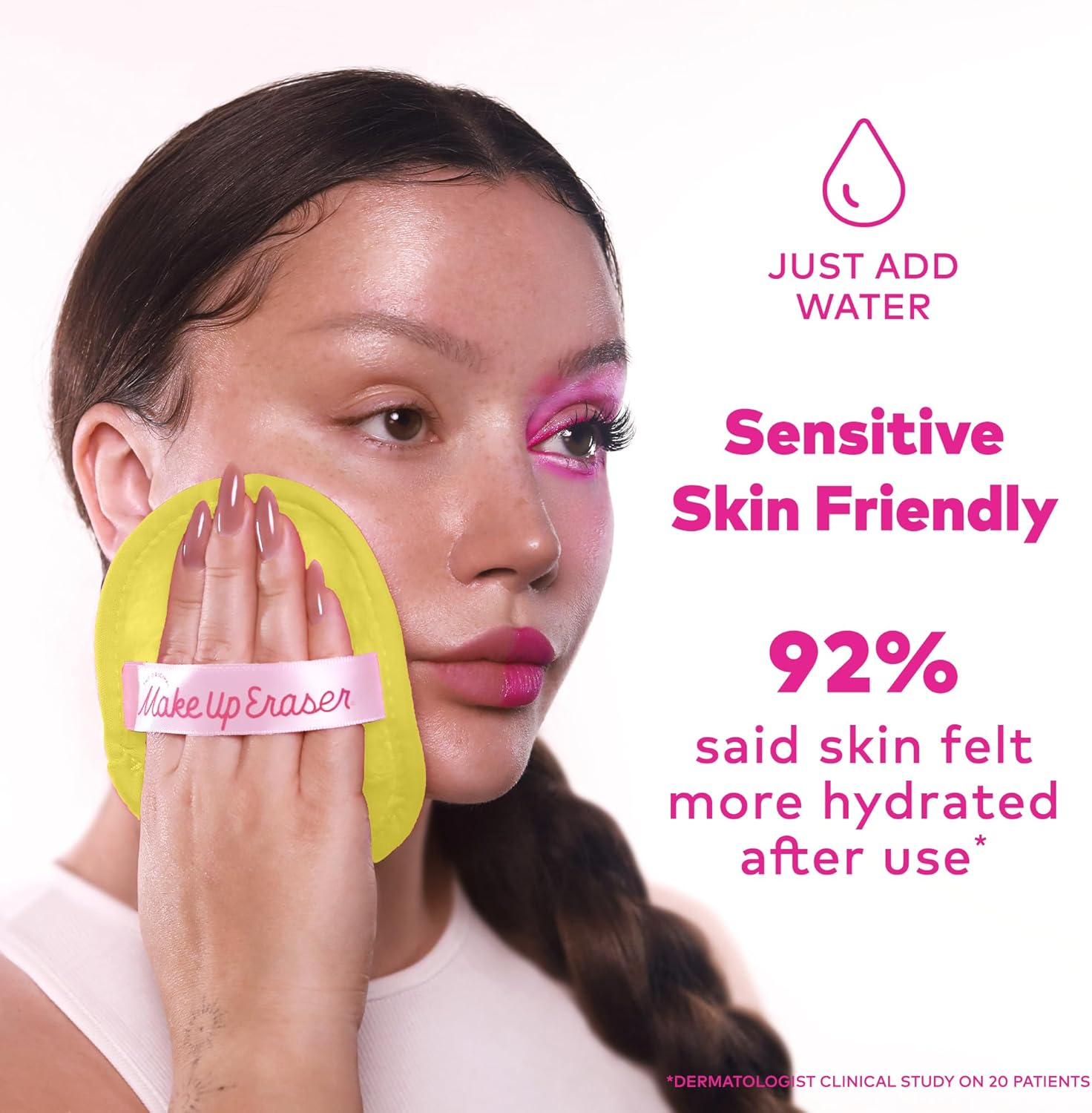 The Original Makeup Eraser, 7-Day Set, Erase All Makeup with Just Water, Including Waterproof Mascara, Eyeliner, Foundation, Lipstick, Sunscreen, and More! Limoncello, 7Ct. image number 4