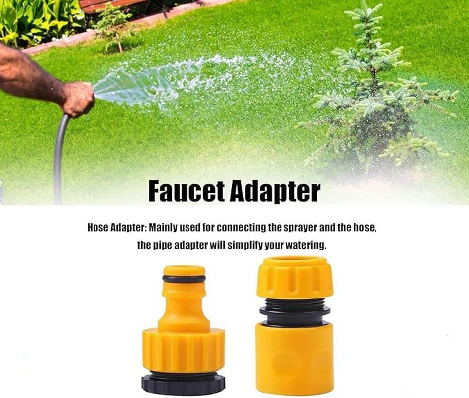 WEZCHUGHAOL 3/4 Inch Hose Pipe Adaptor, Garden Water Hose Nozzle Connector, BSP Threaded Quick Connect Fittings for Car Washg image number 3