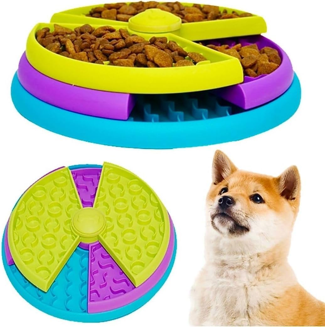 Dog Slow Feeder Bowl &ndash; Level 3 Dog Puzzle Feeder for Small, Medium, Large Dogs &ndash; Anti-Slip Slow Dog Feeder Bowl &ndash; Interactive Dog Feeder for Slowing down Eating, Mental Stimulation image number 4
