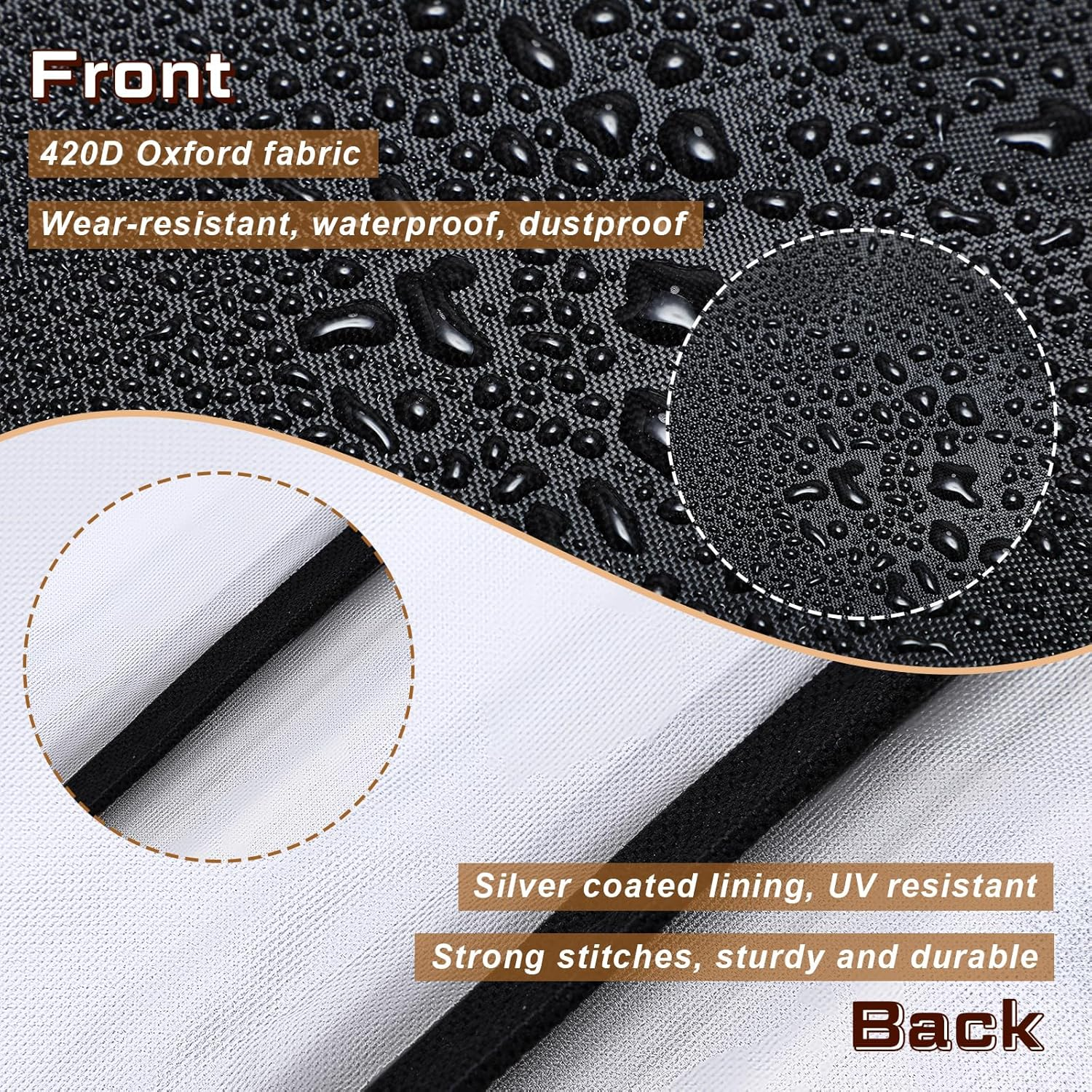 Windyun under Desk Treadmill Cover Dustproof Waterproof Walking Pad Cover Foldable Protective Cover for Home Walking Treadmill Indoor Office under Desk Running Machine, Black image number 2