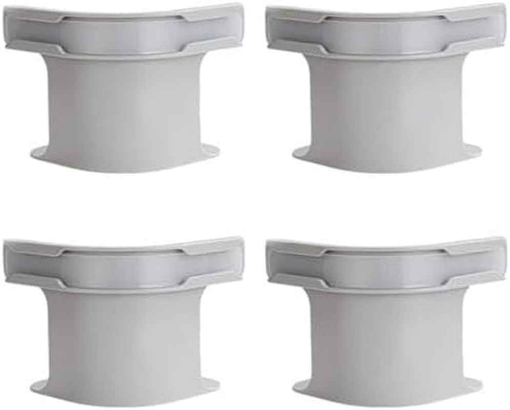 4Pcs Bed Sheet Holders Straps, Heavy Duty Bedsheet Corner Tightener Clips with Lock Strips, Bed Sheet Clips Fasteners, Secure Mattress Protectors and Bedding (Grey)