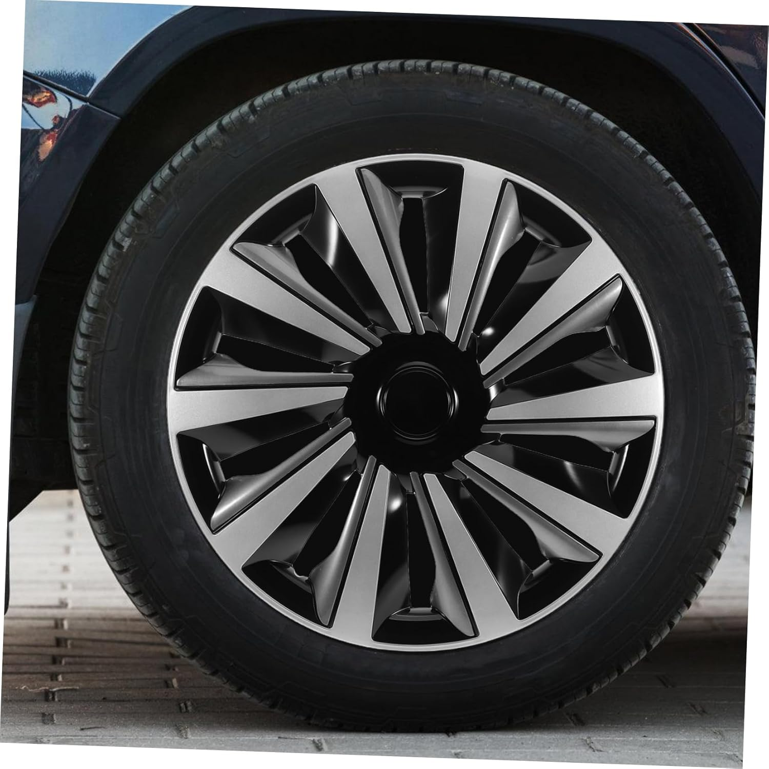 Zerodeko Hubcaps Car Wheels Wheel Covers Decorative Hubcaps for Rim Covers Protect Car Center Hub Caps image number 1