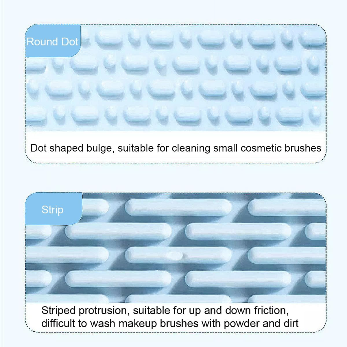 Dannisly 2X Makeup Brush Cleaning Sponge Lazy Makeup Brush Cleaner Box Reusable and Efficient Cleaning Tool for Daily Use image number 3