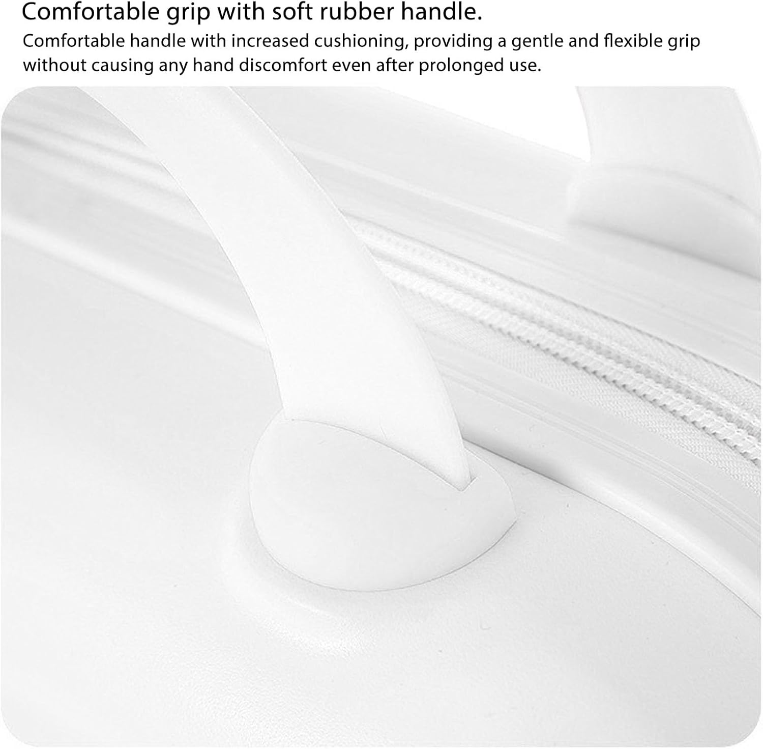 Makeup Travel Case, Impact Resistant Small Travel Hand Luggage anti Scratch 14 Inch for Trip (Cream White) image number 2