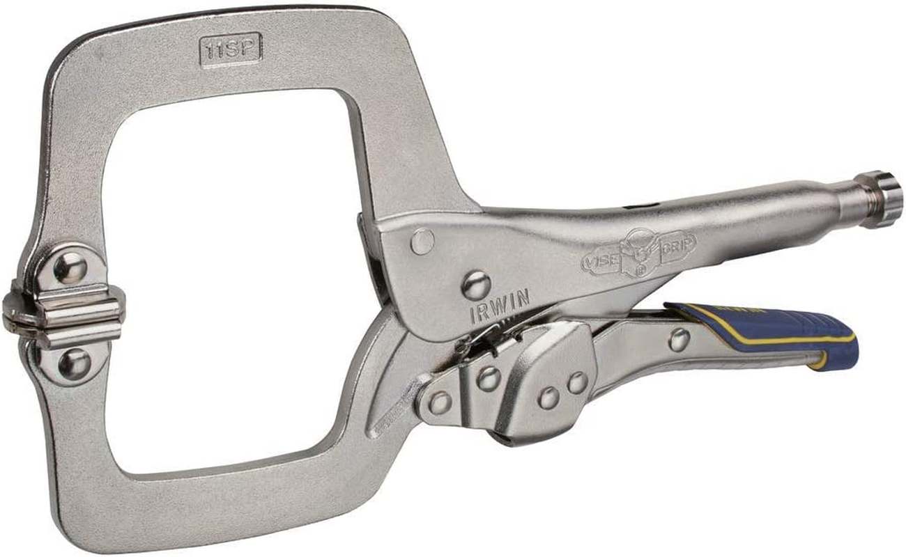 IRWIN VISE-GRIP Welding Pliers, Fast Release, C-Clamp with Swivel Pads, 11-Inch (IRHT82586) image number 5