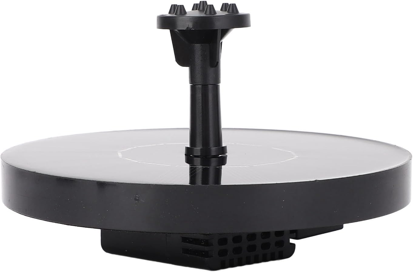 Jiawu Solar Bird Bath Fountain Pump, Small Solar Fountains with 4 Nozzles, Low Noise Waterproof Floating Powered for Bird Bath, Garden, Pool, Pond, Fish image number 4