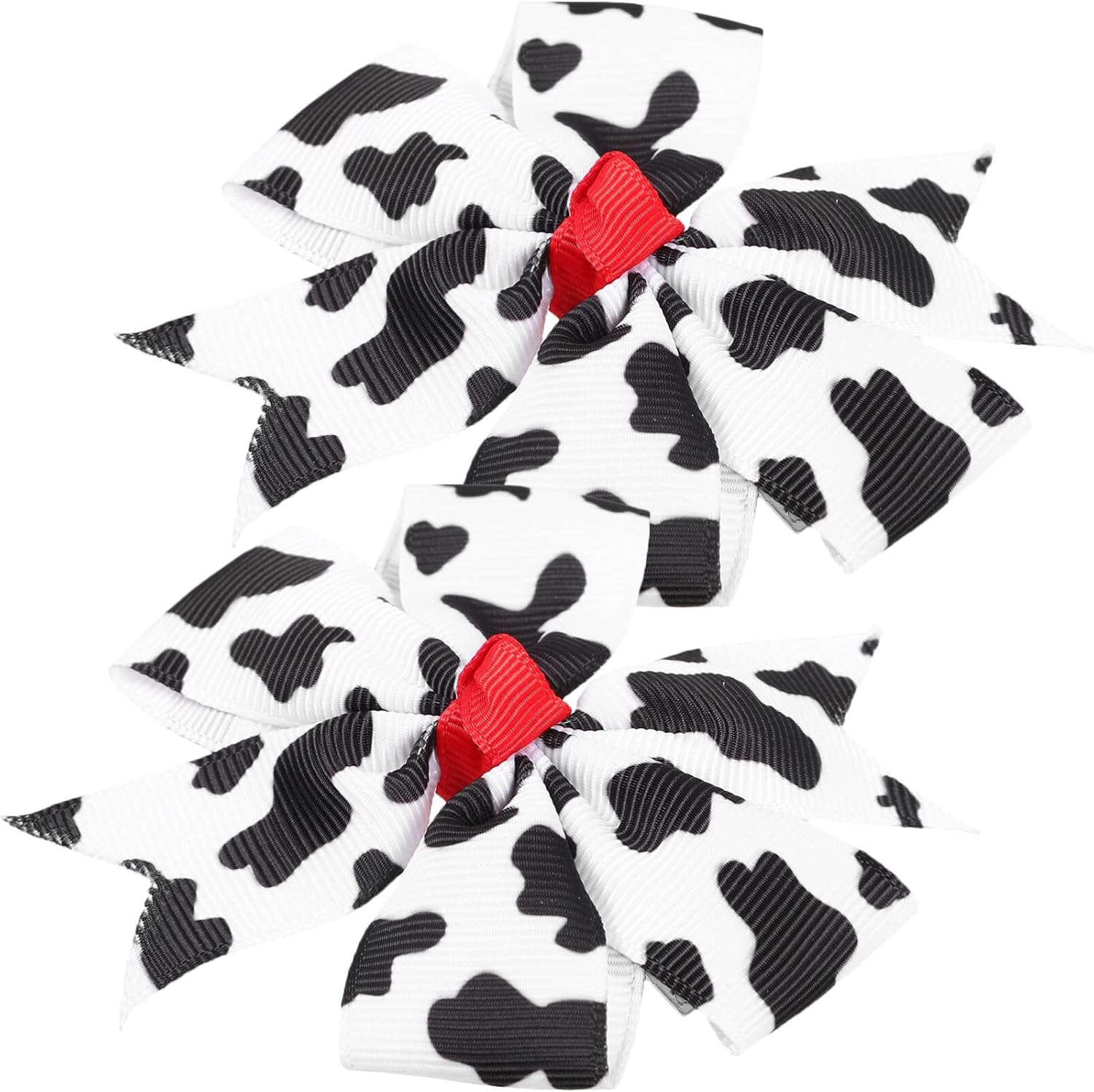 VALICLUD 2Pcs Bows Hair Clips for Girls Cute Barrettes Bowknot Design Accessories for Parties and Everyday Wear