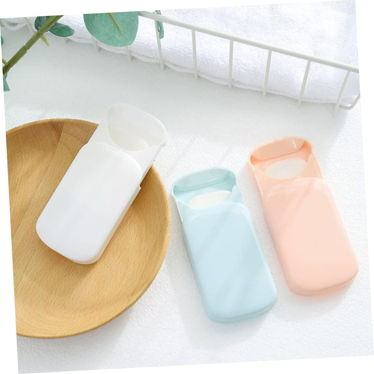 Healeved Travel Hand Soap Sheets Mini Soap Flakes for Camping Hiking Business Trips image number 5
