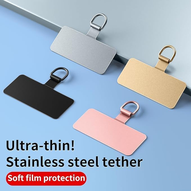 Oiltomn Metal Phone Tether Tab for Iphone, Cell Phone Lanyard Patch, Phone Strap Replacement Part for All Full Phone Cases image number 5