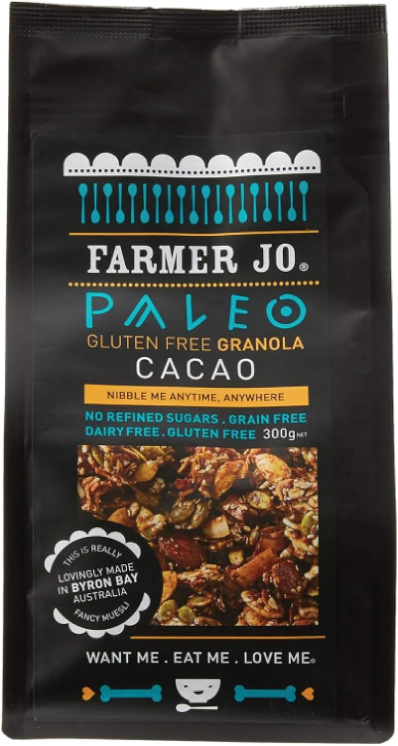Farmer Jo Paleo Cacao Gluten-Free Granola 300 G