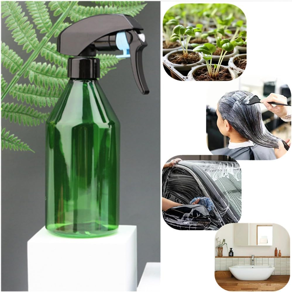 2 PCS Plant Mister, Garden Spray,Granmagazz Fine Mist Spray Bottle for Cleaning Solution Gardening Trigger Water Empty Sprayer,Water Spray Bottle with Top Pump Trigger Fine Mist Spray Bottle(Green) image number 4