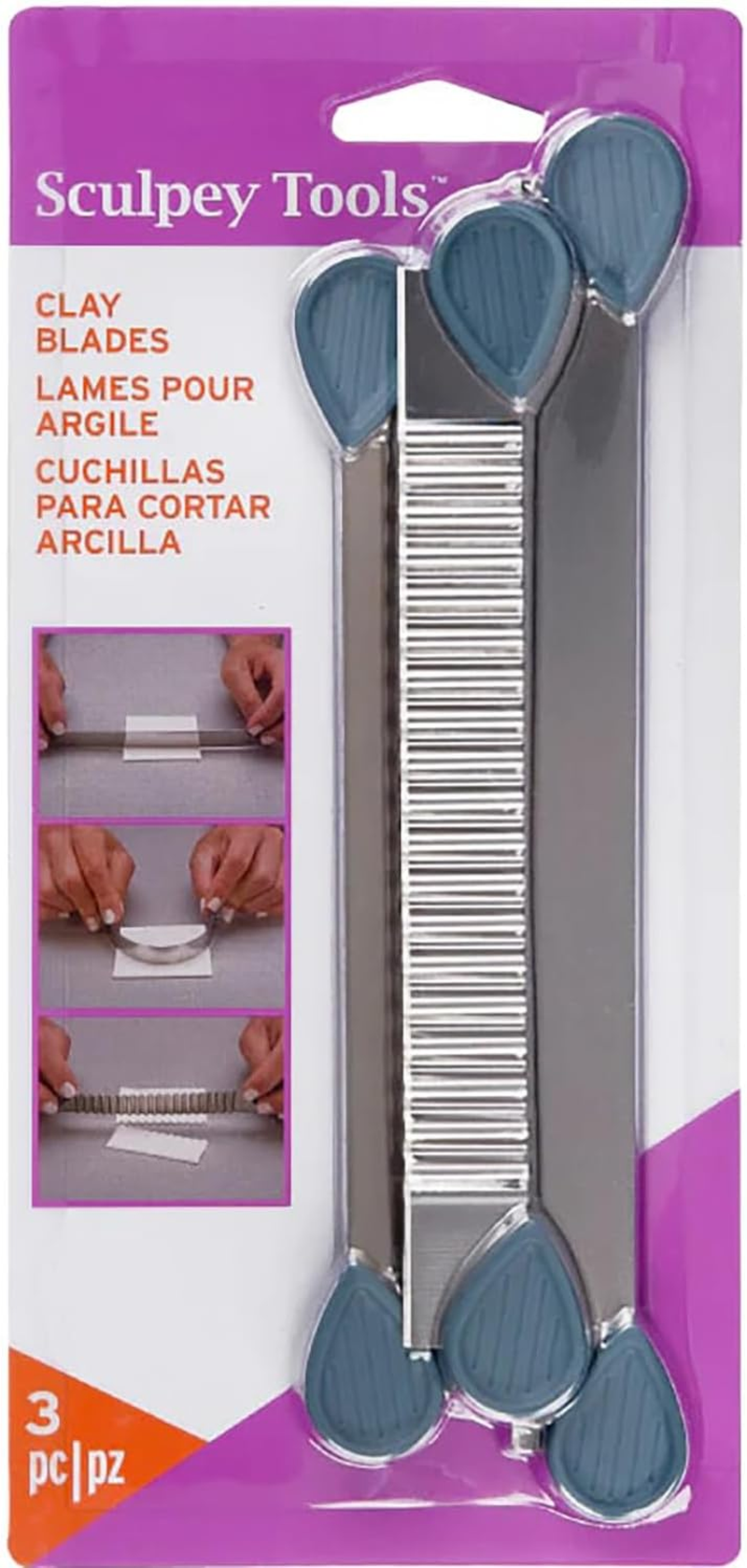 Polyform SCULPEY TOOLS - SUPER SLICER Polymer Clay Accessory, Pack of 3 image number 4